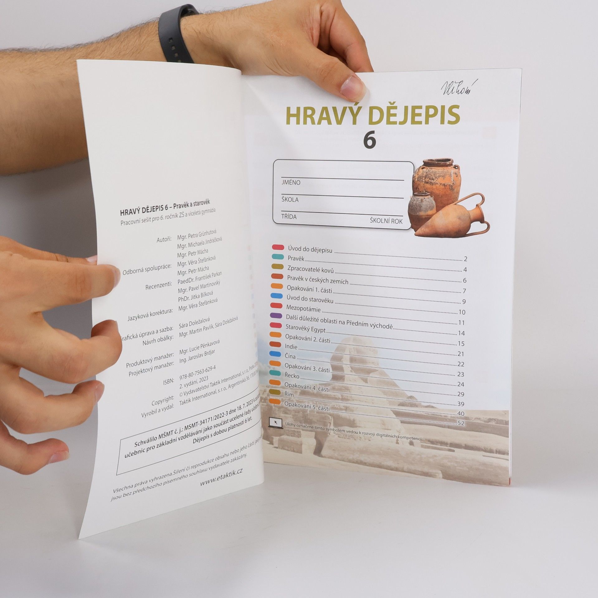 Kolektiv autorů Hravý dějepis 6 - pracovní sešit