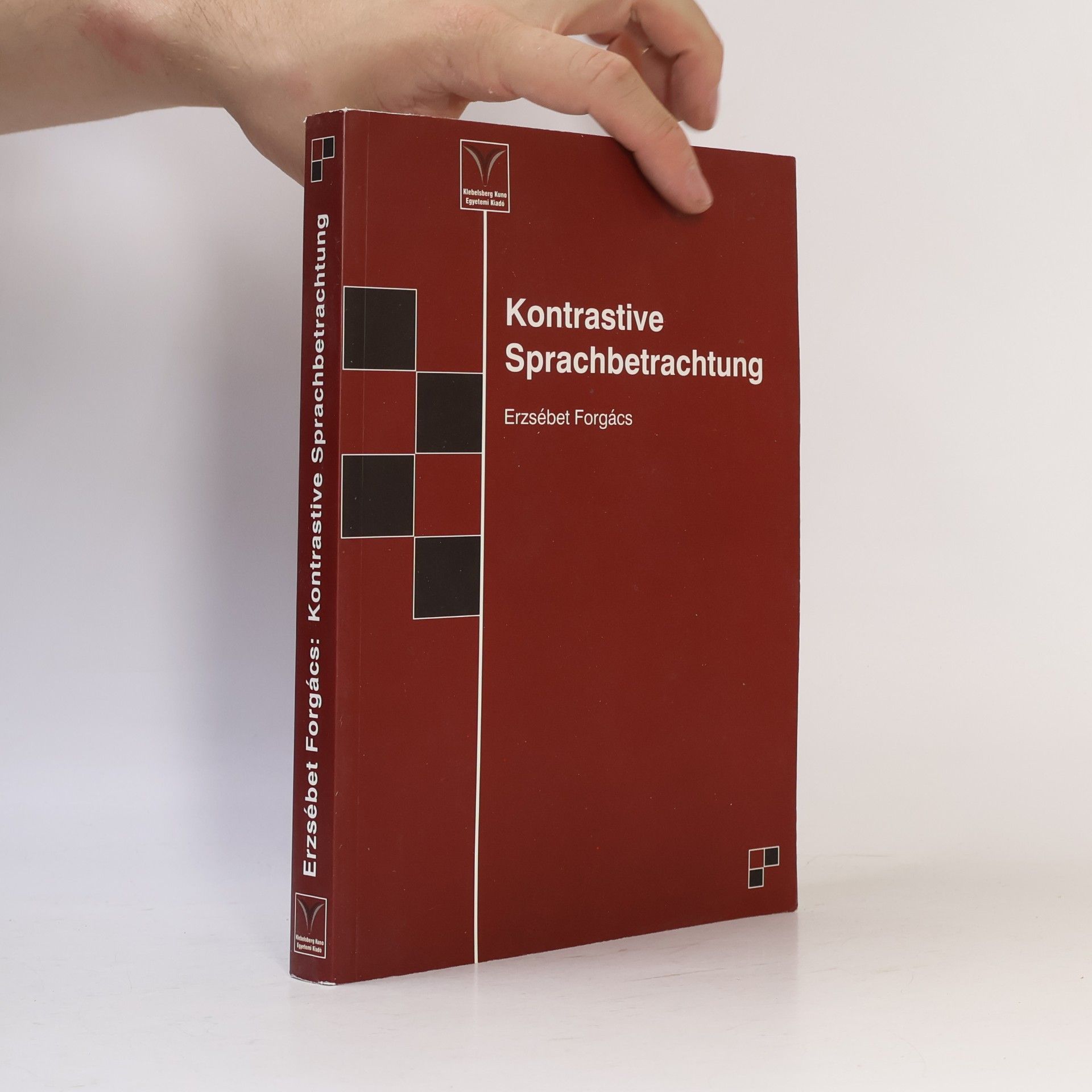 Erzsébet Forgács Kontrastive Sprachbetrachtung