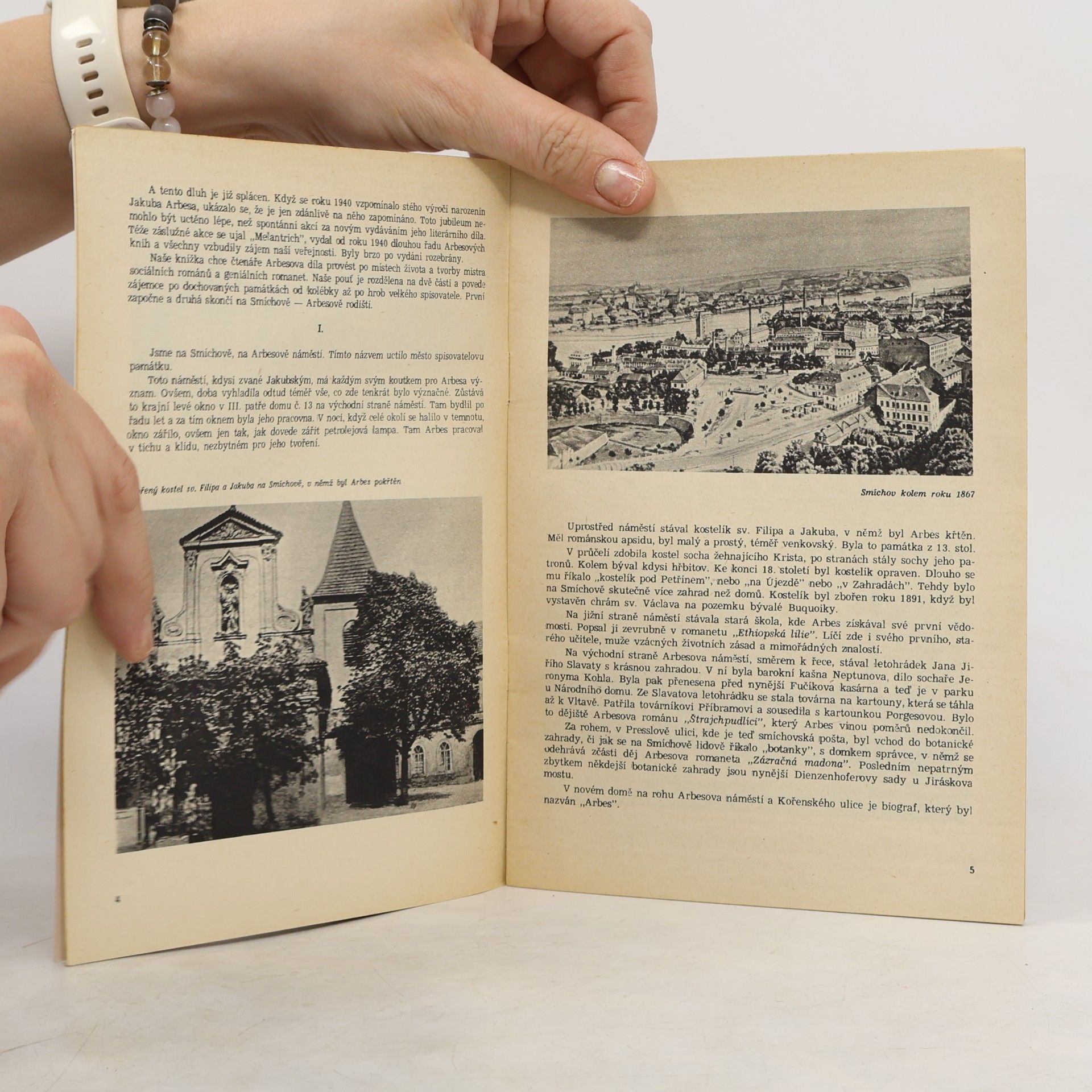 Břetislav Ludvík Dvě procházky Prahou Jakuba Arbesa