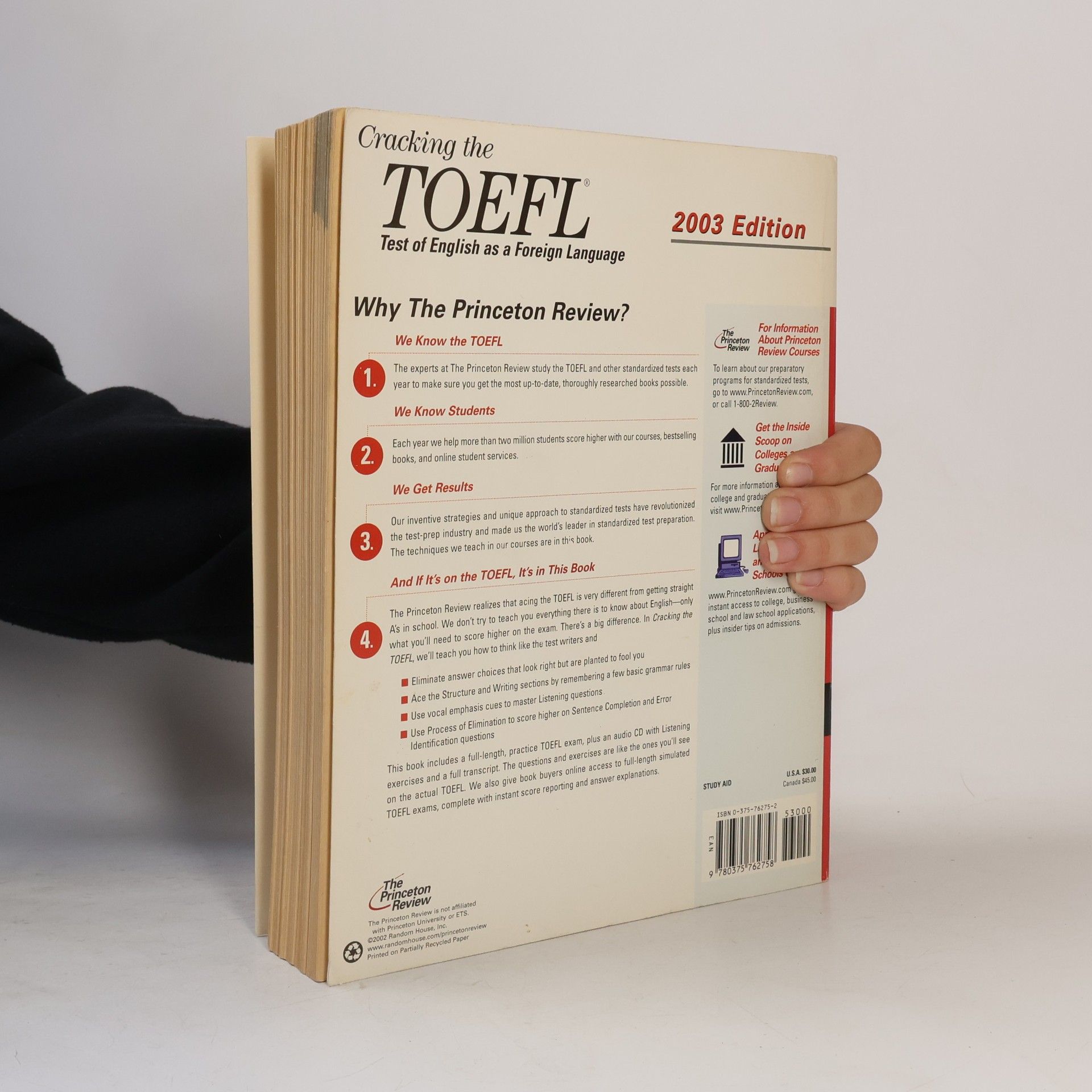 Autorenkollektiv Cracking the TOEFL