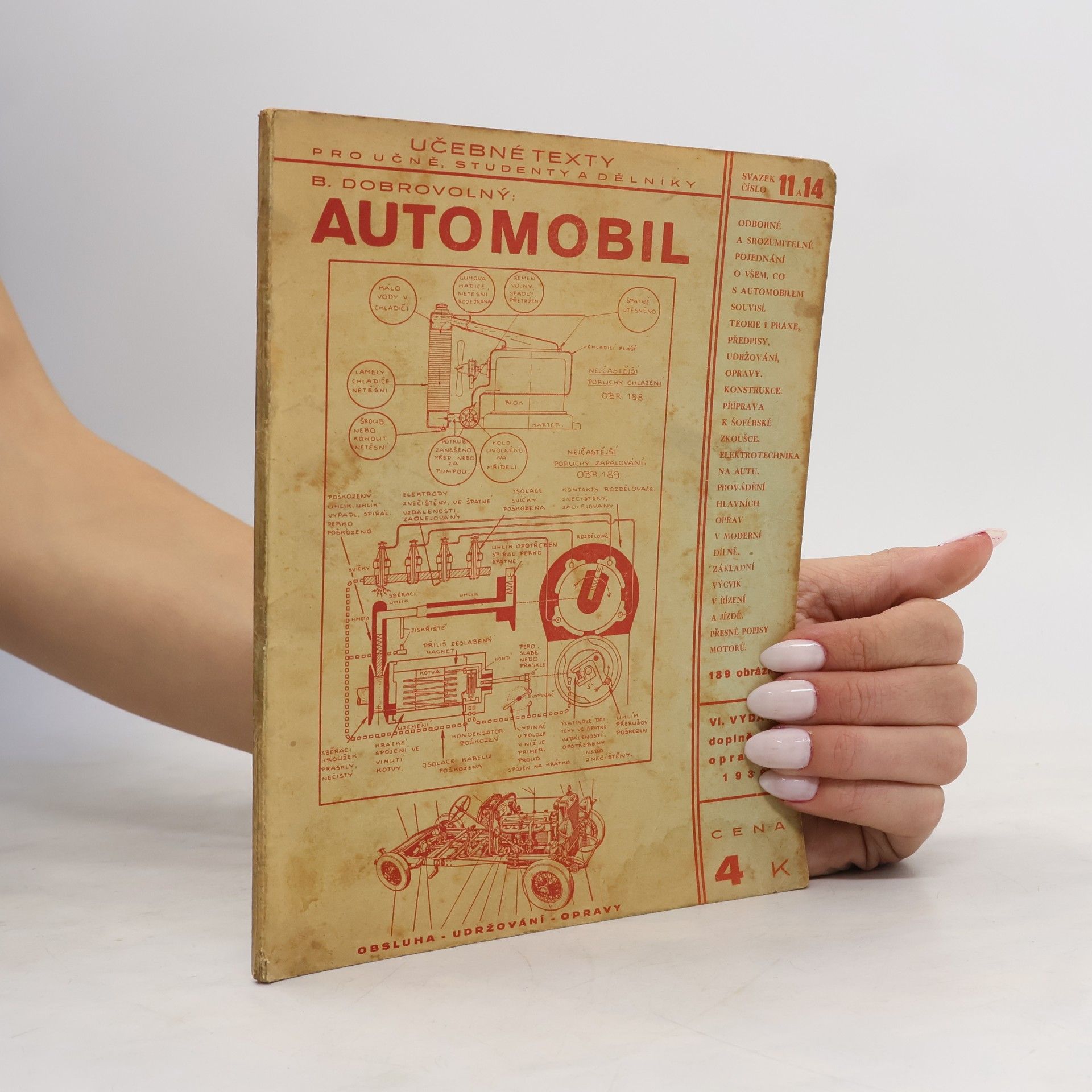 B. Dobrovolný Automobil. Učebné texty pro učně, studenty a dělníky