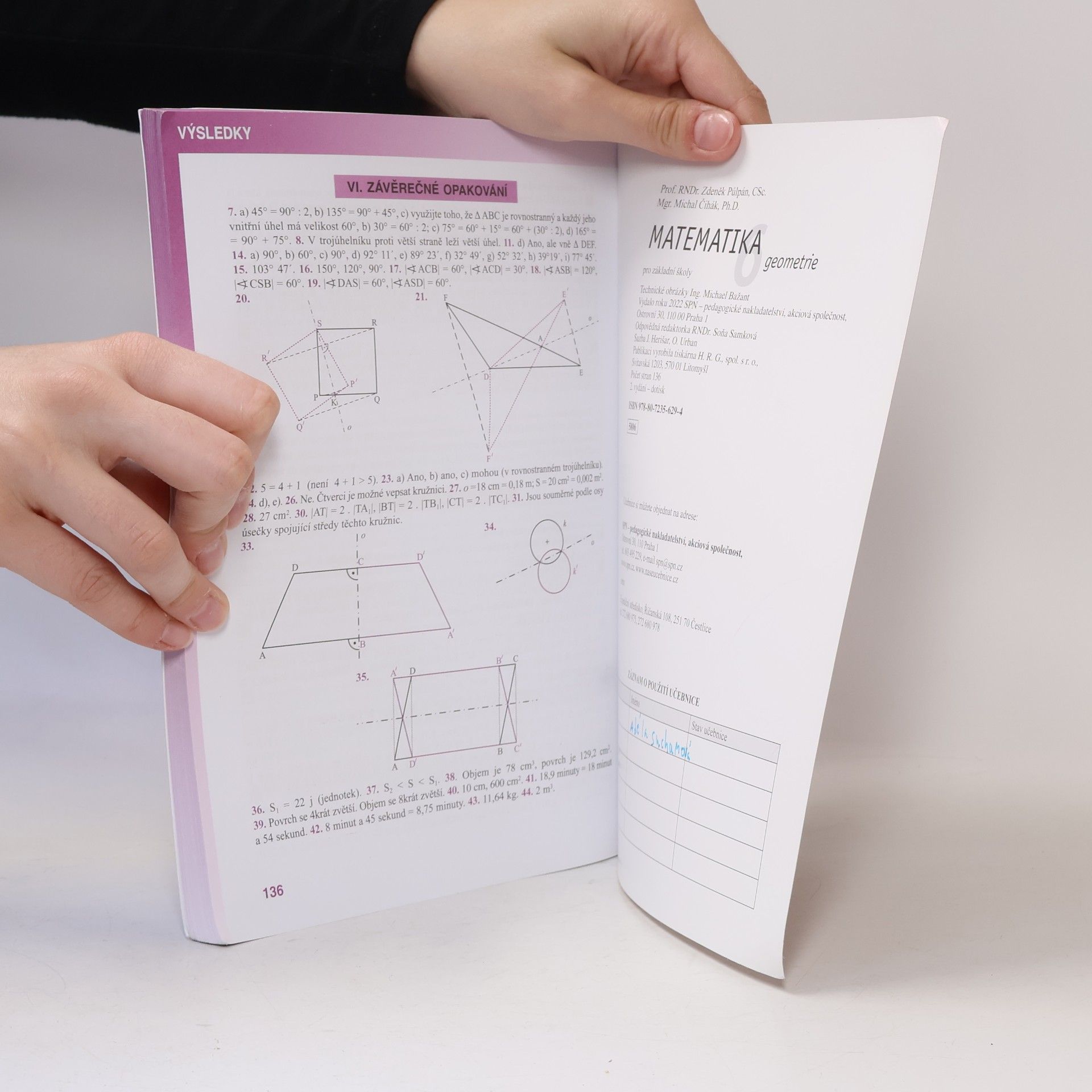 Kolektiv autorů Matematika 6 : pro základní školy. Geometrie
