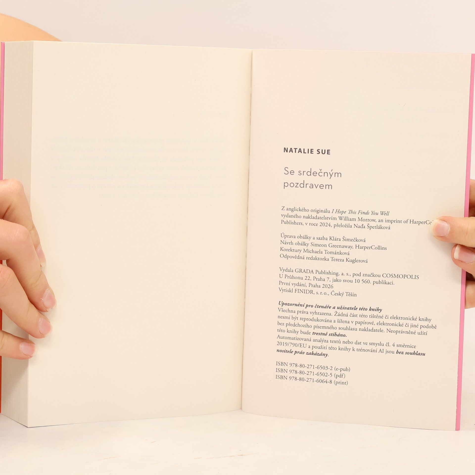 Sue Natalie Se srdečným pozdravem