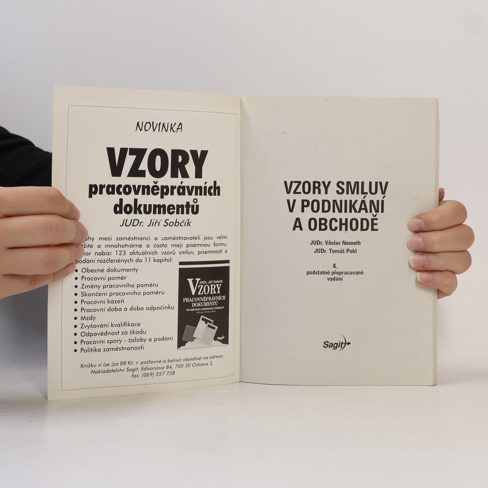 Věslav Nemeth Vzory smluv v podnikání a obchodě