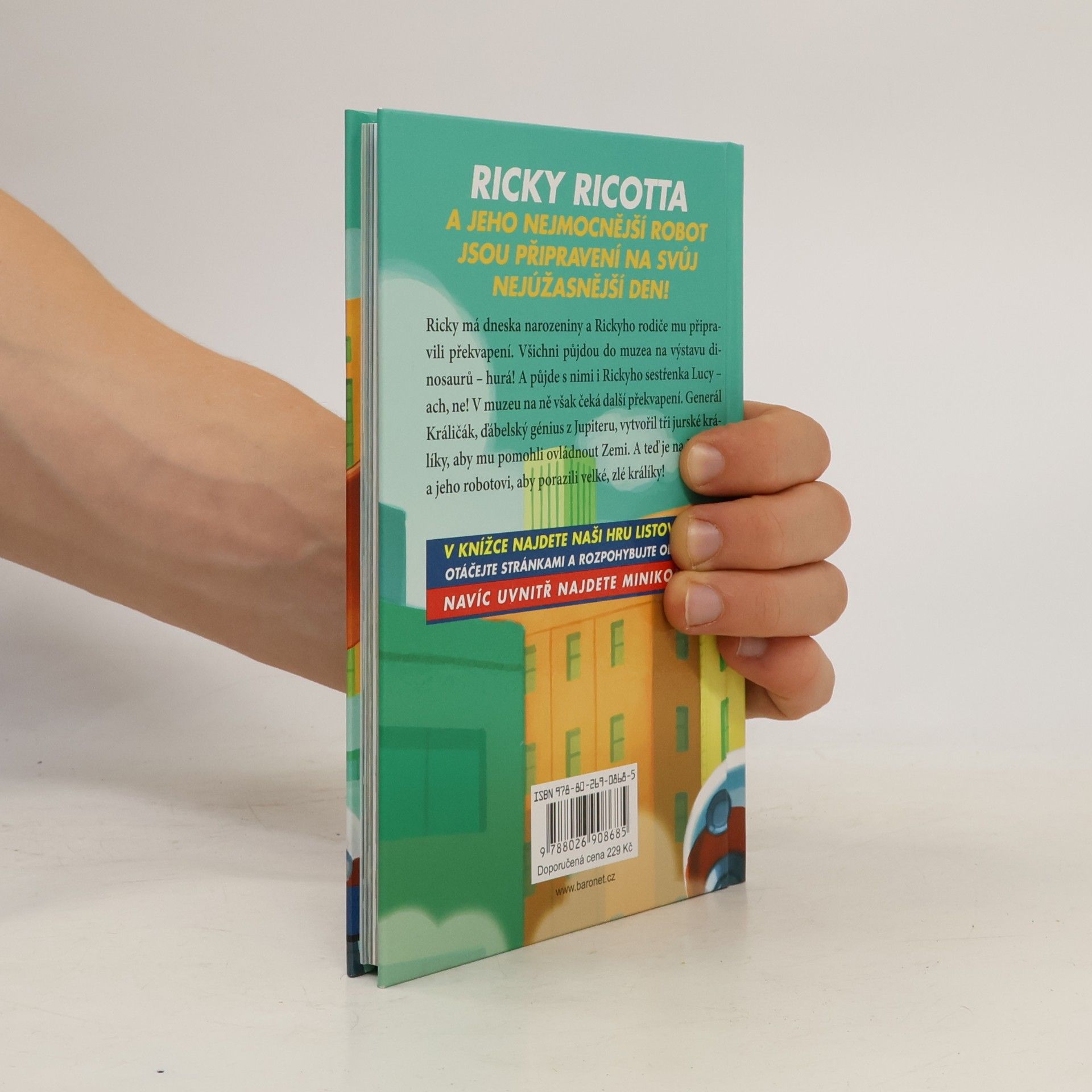 Dav Pilkey Nejmocnější robot Rickyho Ricotty vs. jurští králíci z Jupiteru