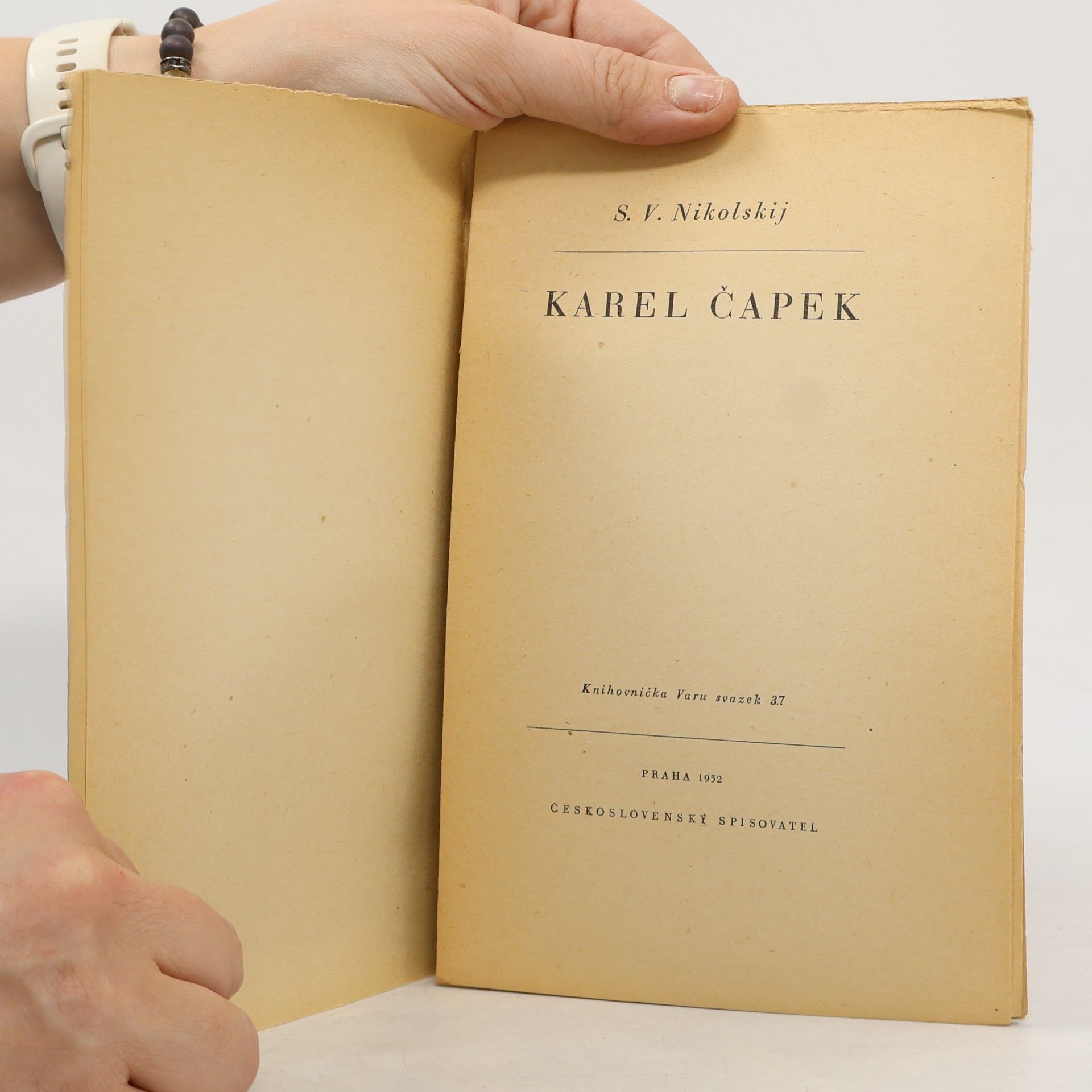Nikolskij S. V. Karel Čapek