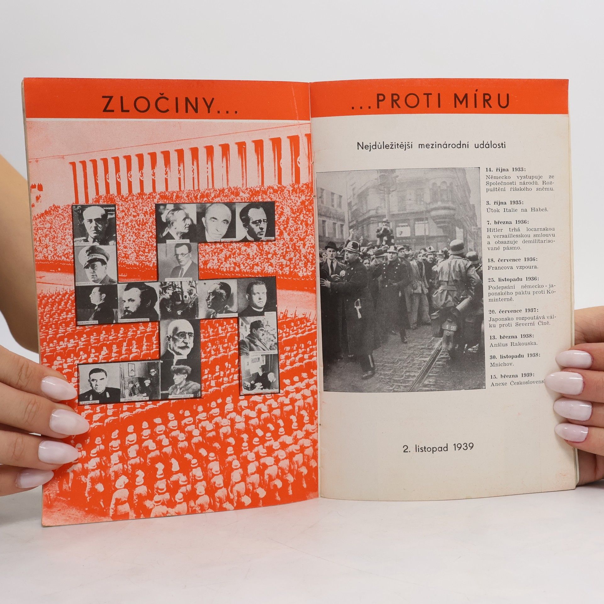 Various authors Katalog k výstavě "Zločiny nacismu"