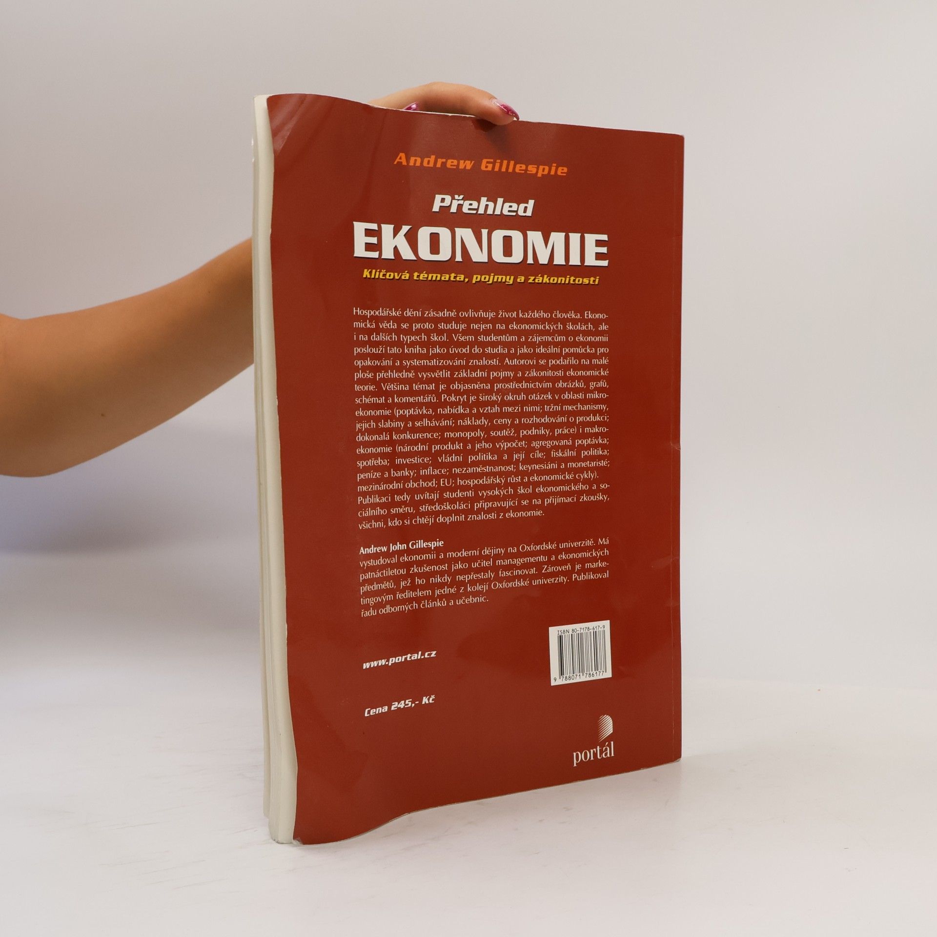 Andrew Gillespie Přehled ekonomie. Klíčová témata, pojmy a zákonitosti