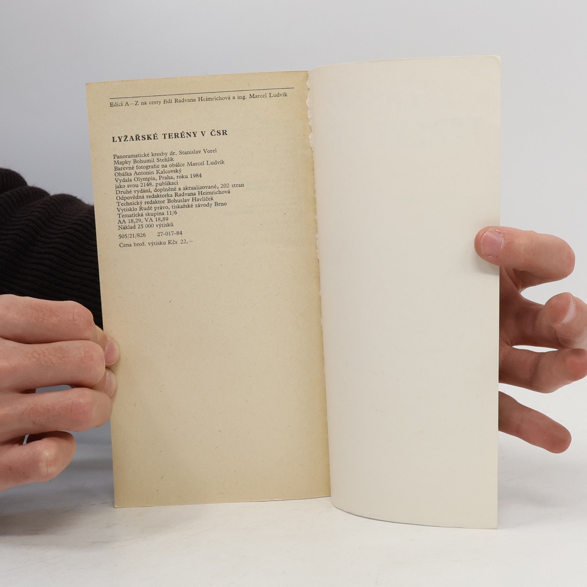 Various authors Lyžařské terény v ČSR. A-Z na cesty