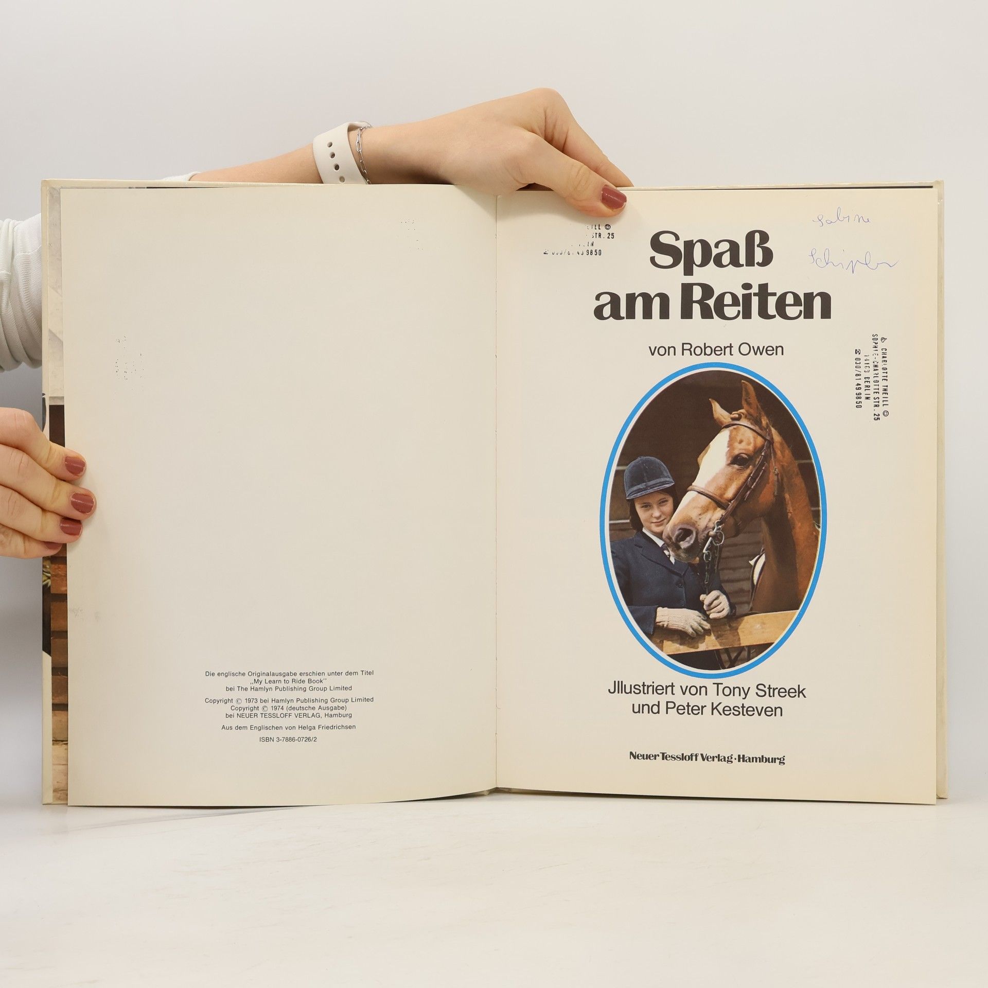 Robert Owen Spass am Reiten