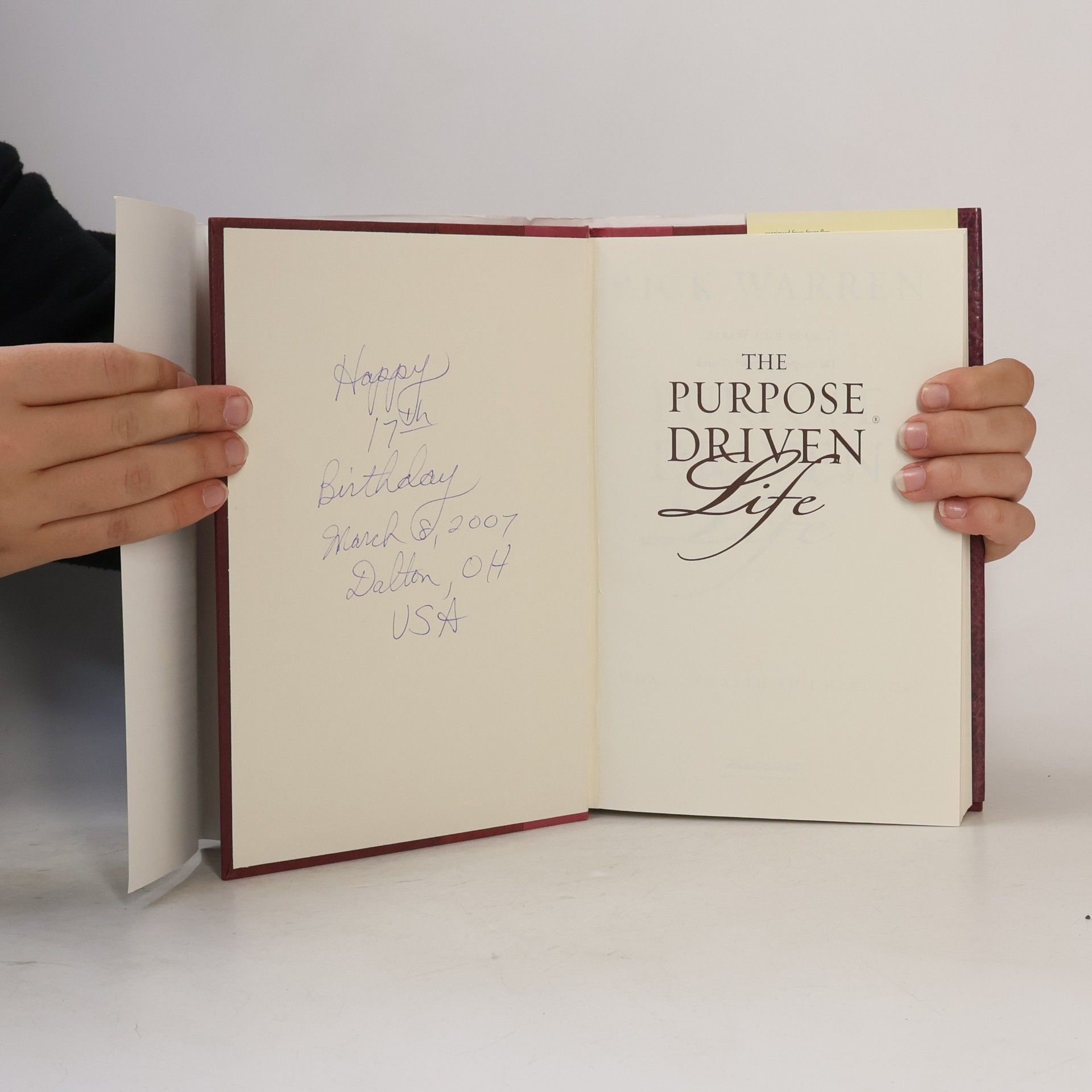 Rick Warren The purpose driven life : what on earth am I here for?
