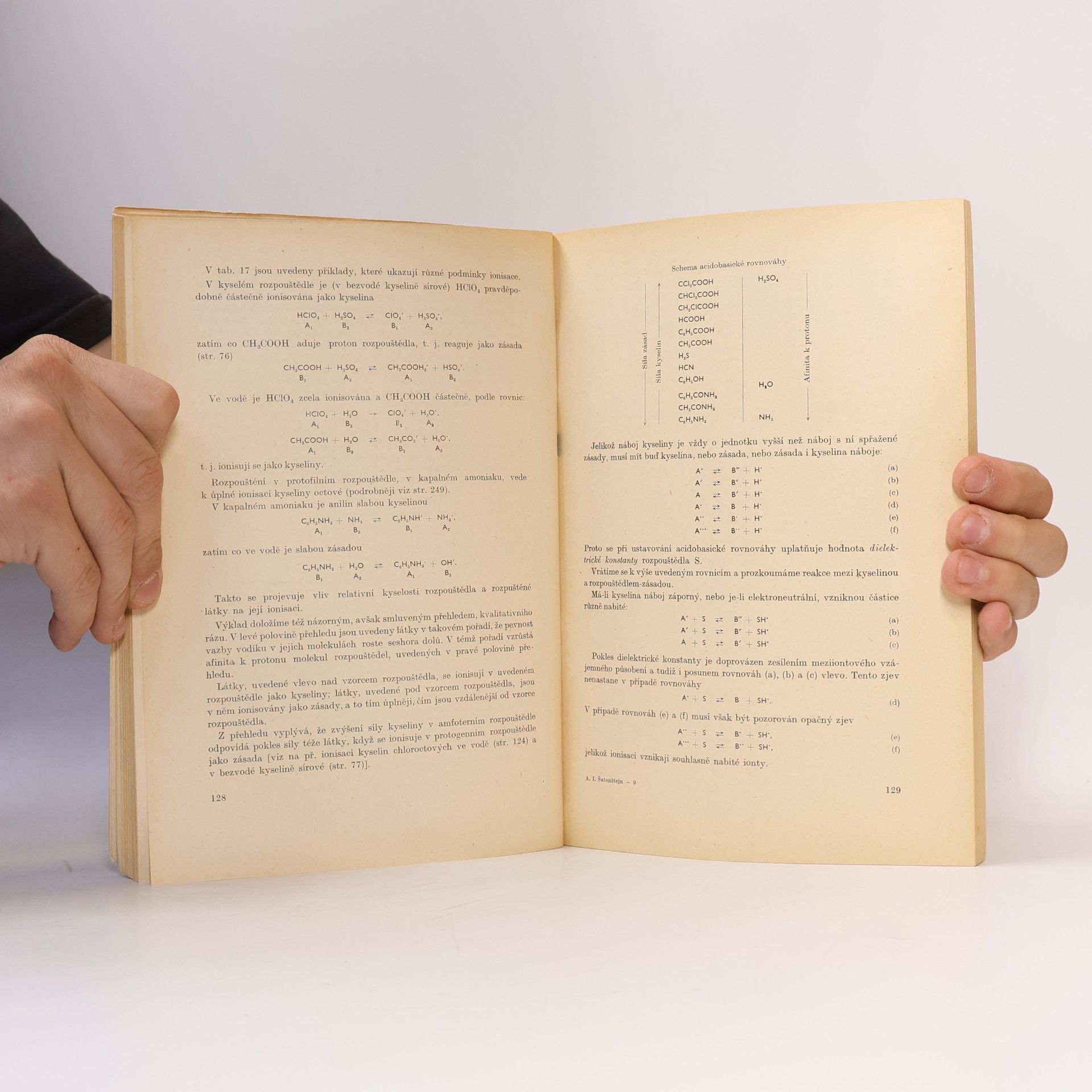 A. I. Šatenštejn THEORIE KYSELIN A ZÁSAD