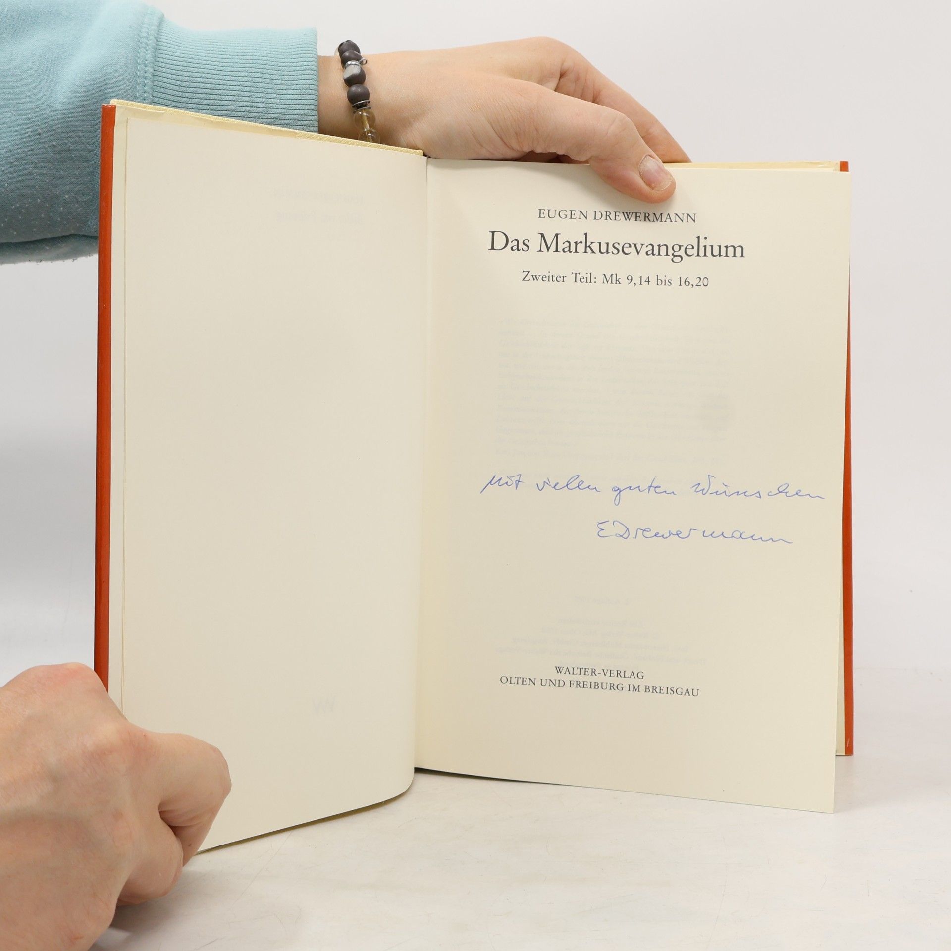 Eugen Drewermann Das Markusevangelium