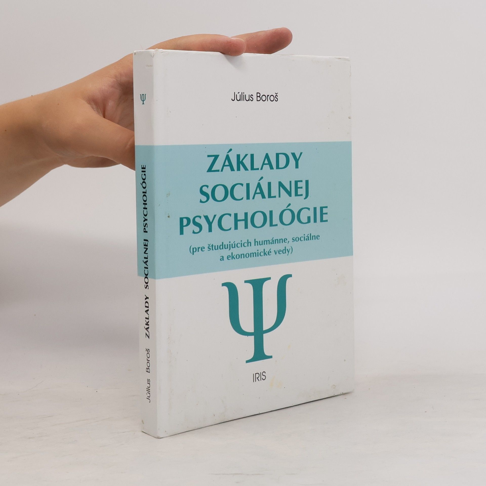 Július Boroš Základy sociálnej psychológie