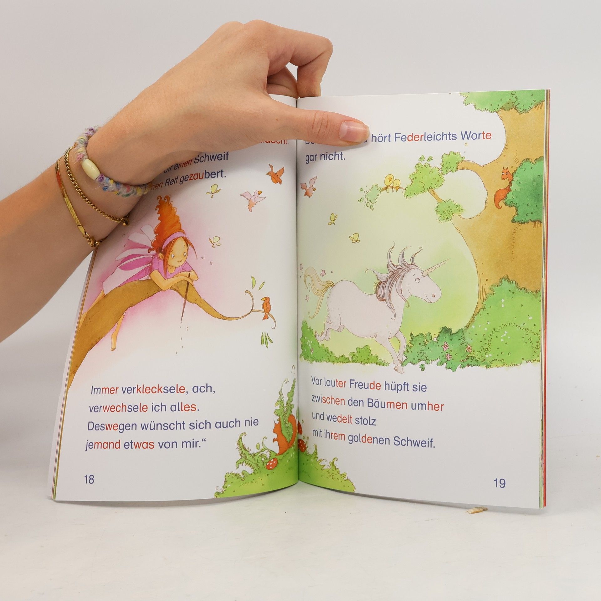 Annette Neubauer Fee Federleicht und das Einhorn - Leserabe ab 1. Klasse - Erstlesebuch für Kinder ab 6 Jahren (mit Mildenberger Silbenmethode)
