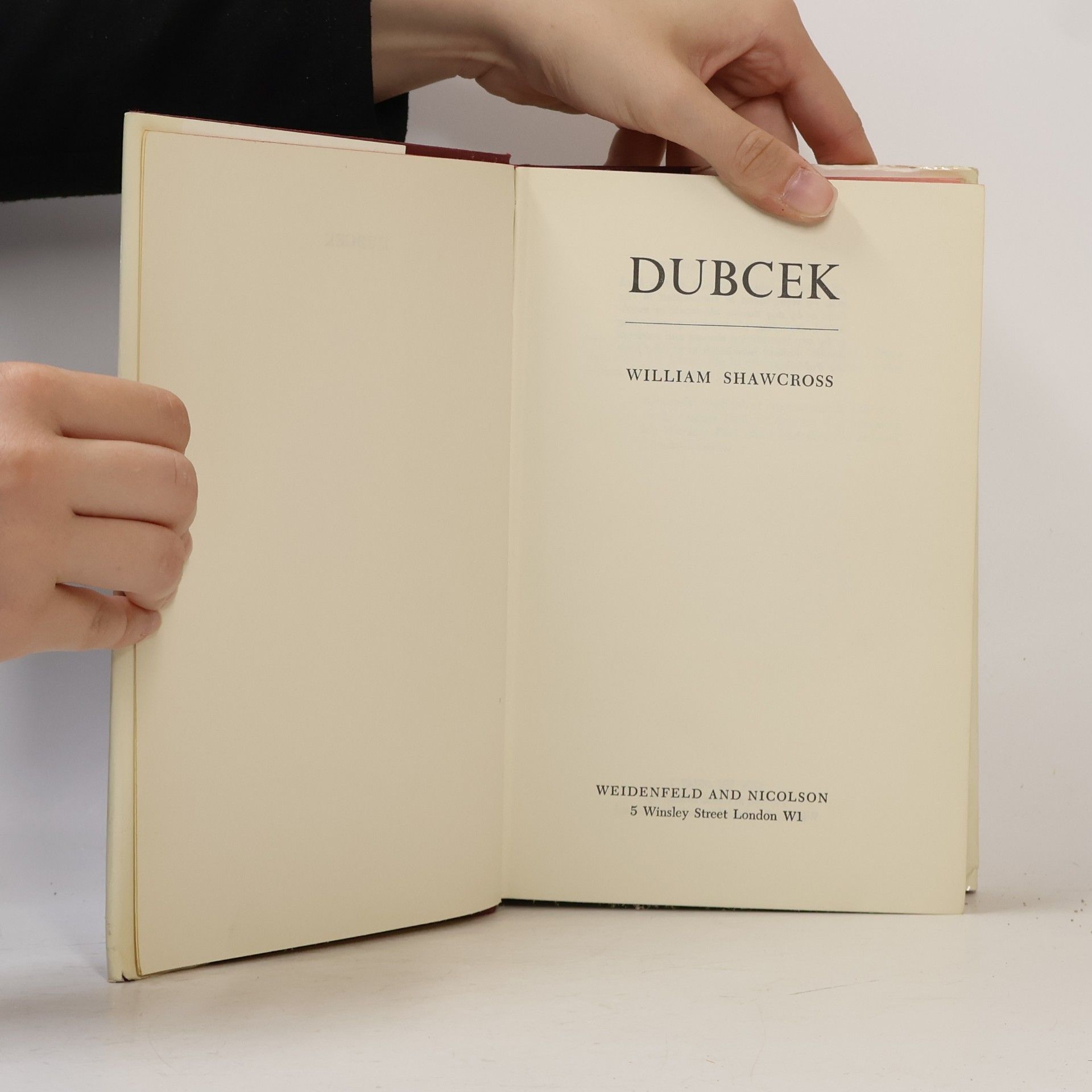 William Shawcross Dubcek