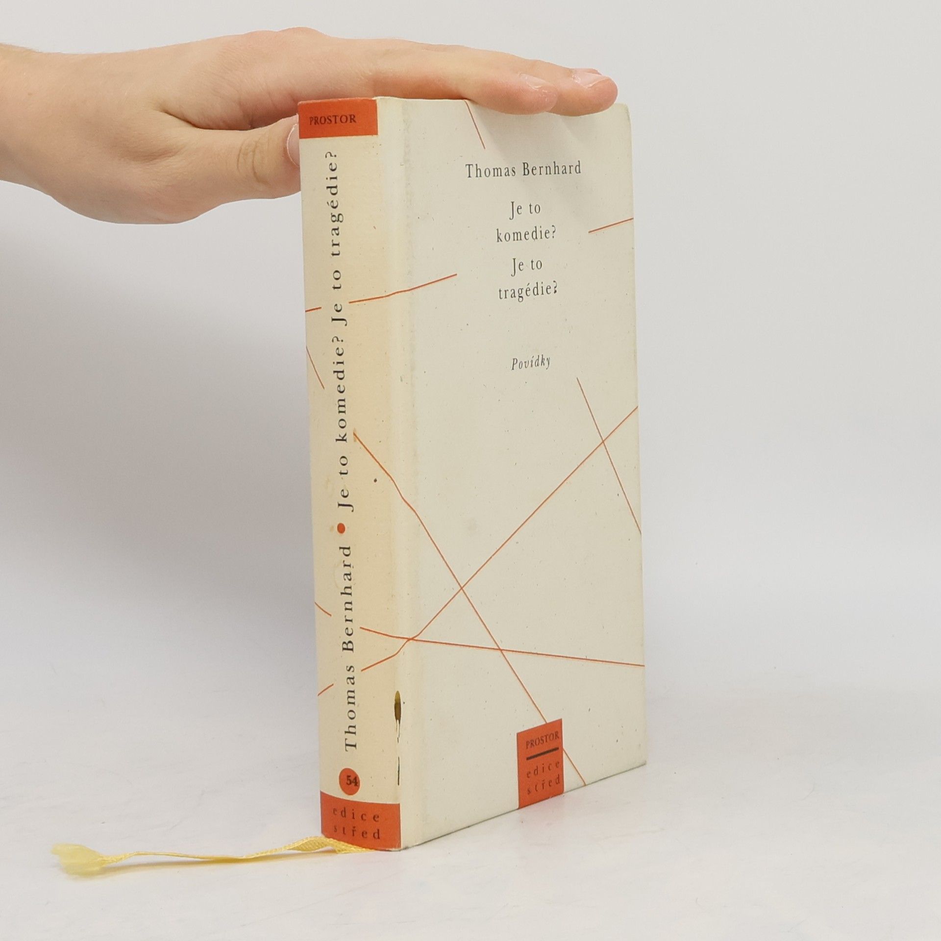 Thomas Bernhard Je to komedie? Je to tragédie? : povídky