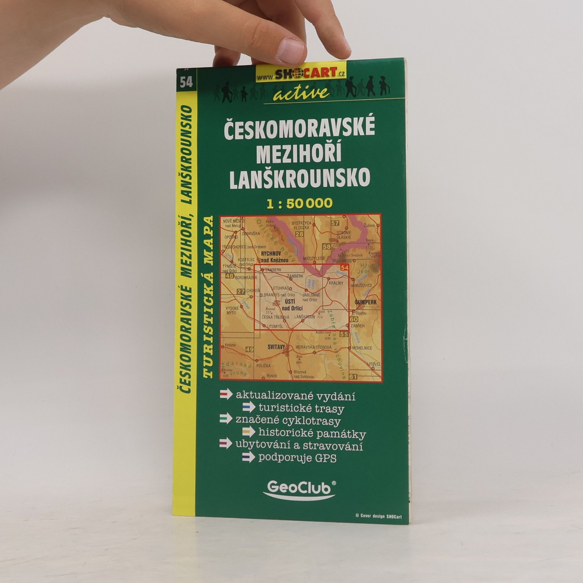 Collectif d'auteurs Českomoravské mezihoří Lanškrounsko 1:50T