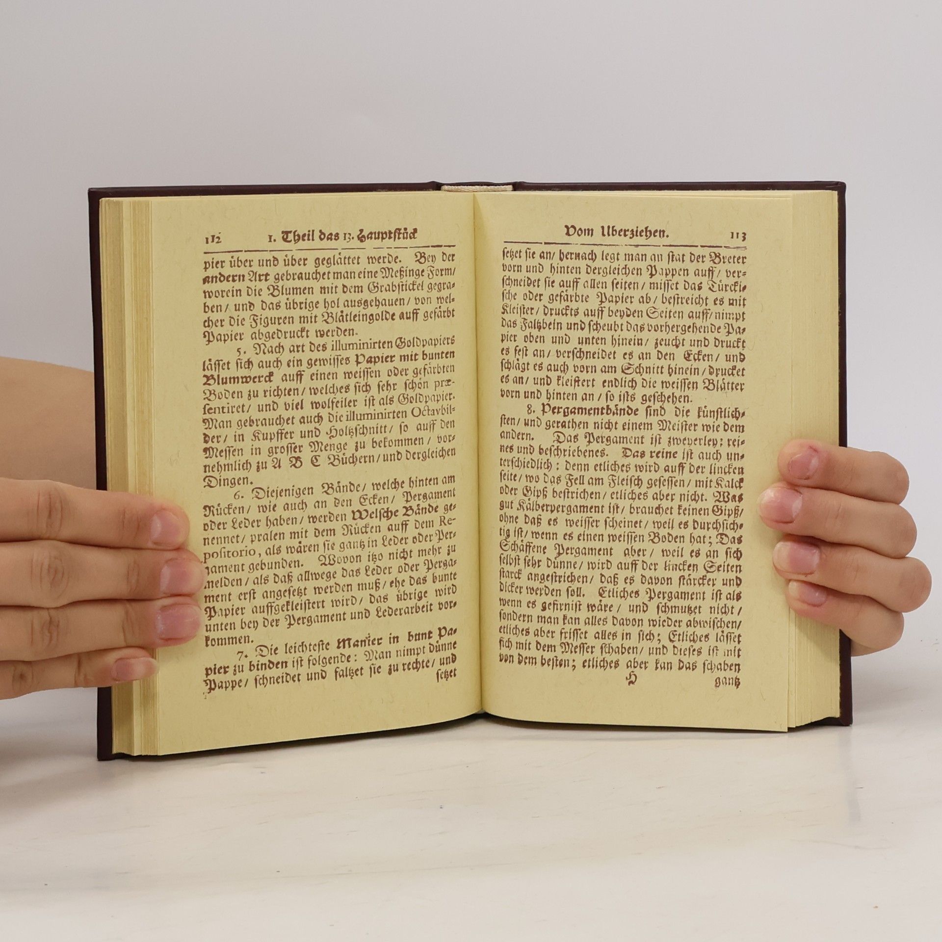Johann Gottfried Zeidler Buchbinder-Philosophie oder Einleitung in die Buchbinderkunst