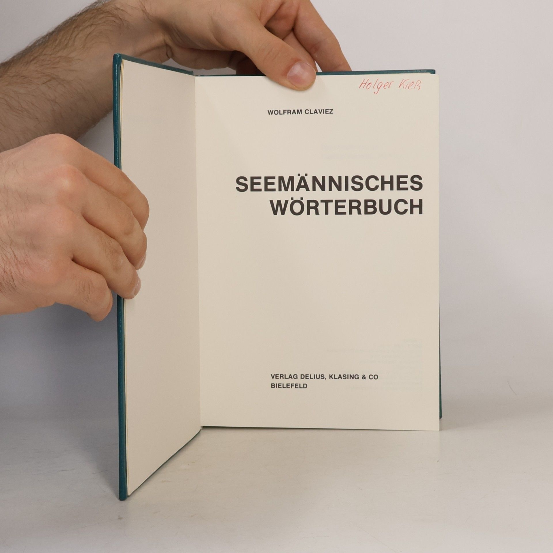 Wolfram Claviez Seemännisches Wörterbuch