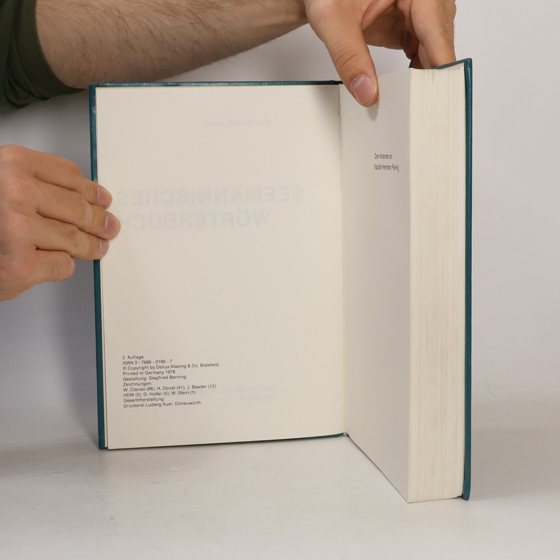 Wolfram Claviez Seemännisches Wörterbuch
