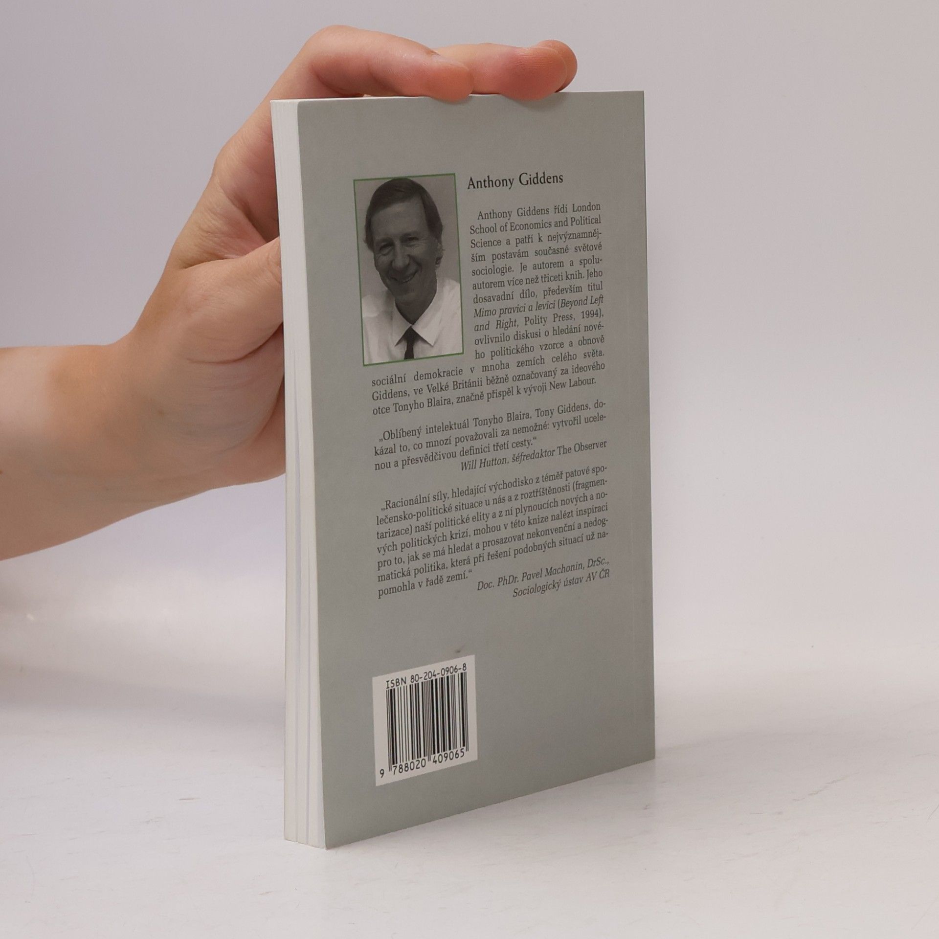 Anthony Giddens Třetí cesta. Obnova sociální demokracie