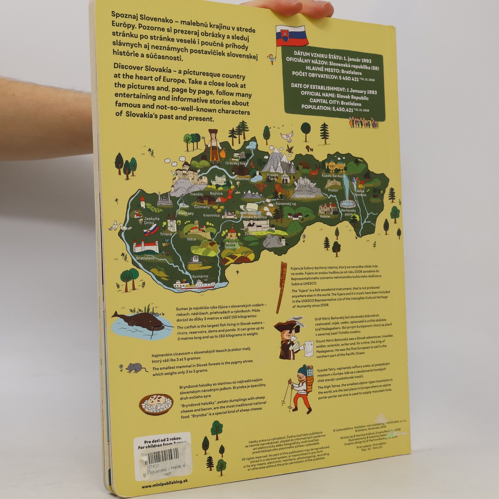 Martina Kral Slovensko - Hľadaj a nájdi. A search and find book