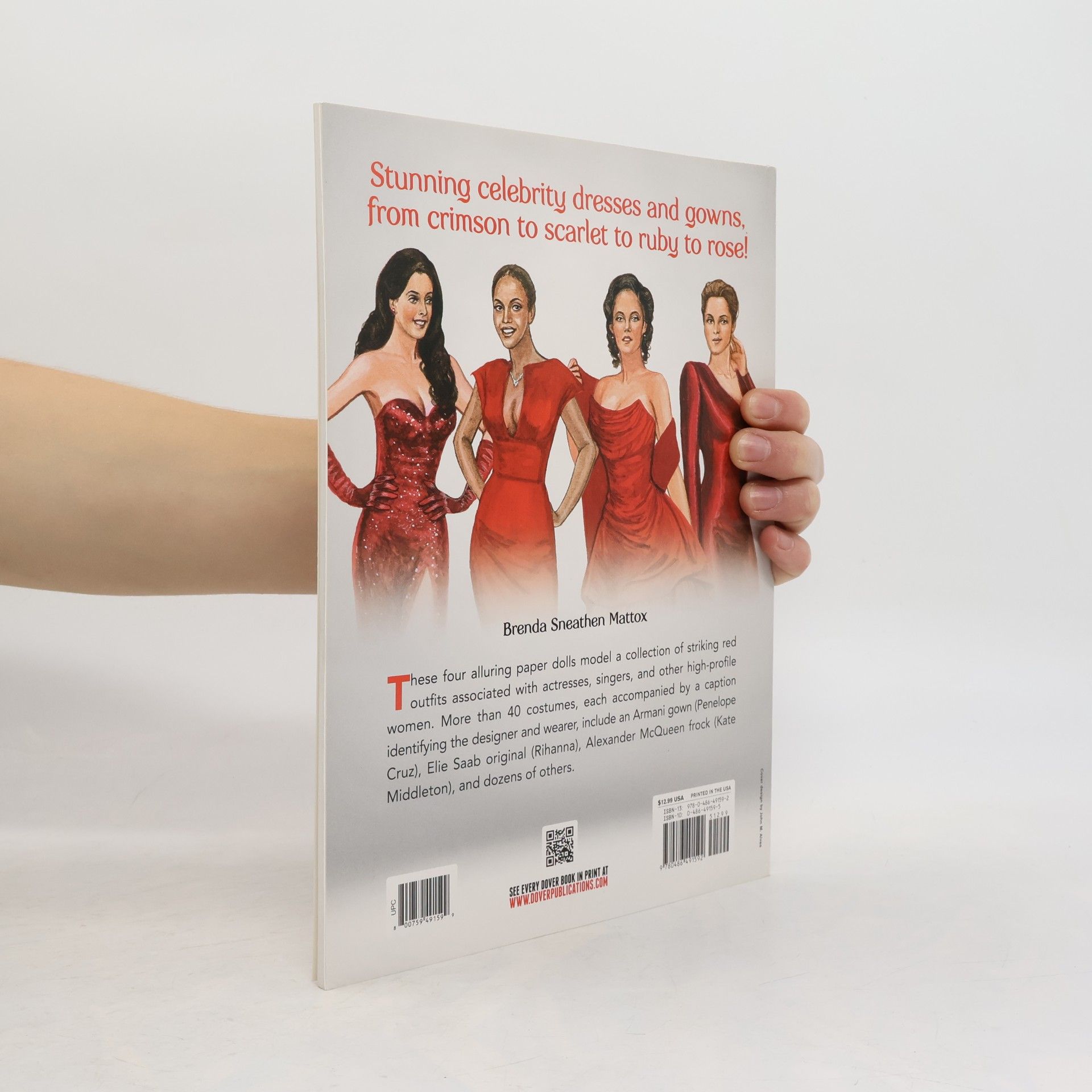 Brenda Sneathen Mattox Ladies in Red Paper Dolls