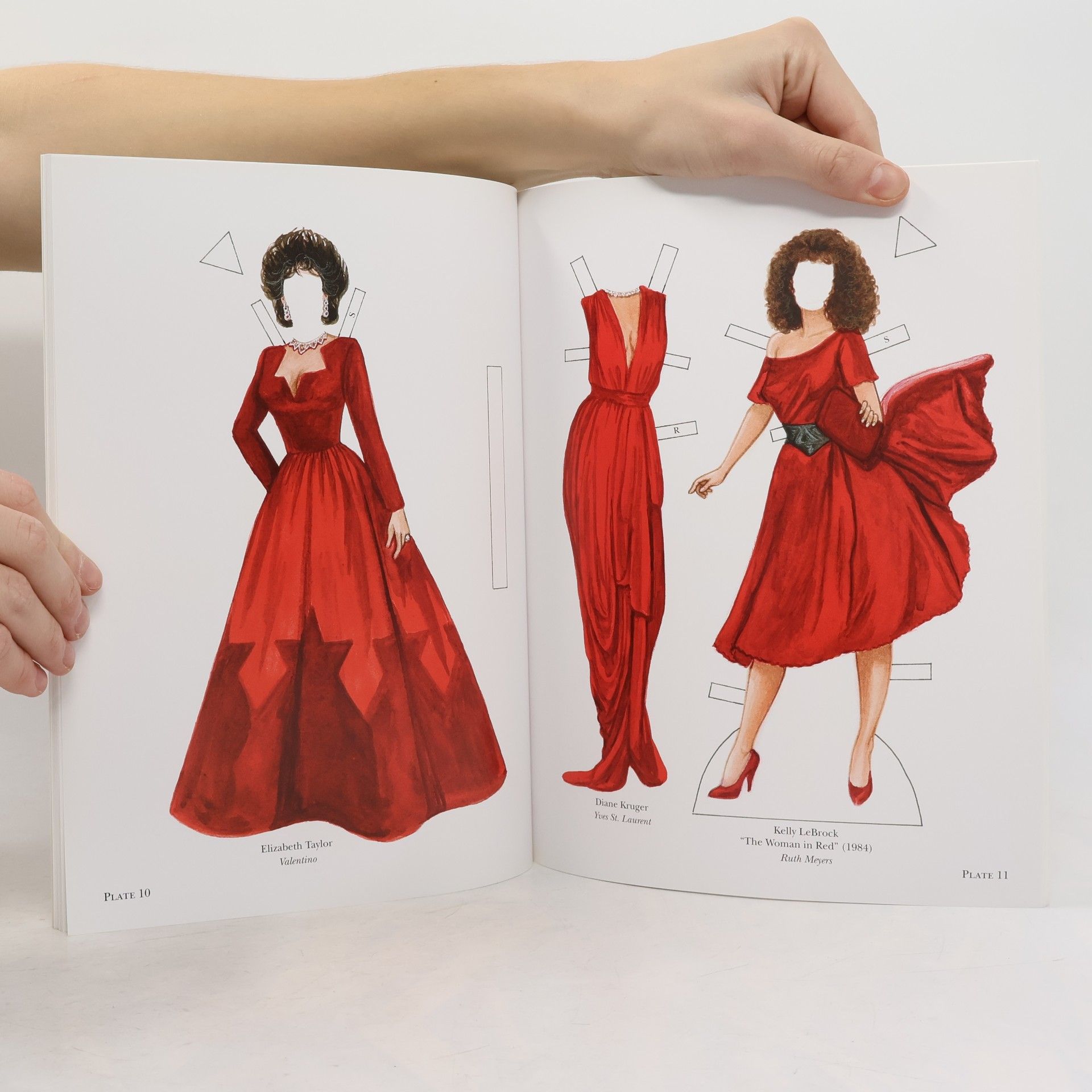 Brenda Sneathen Mattox Ladies in Red Paper Dolls