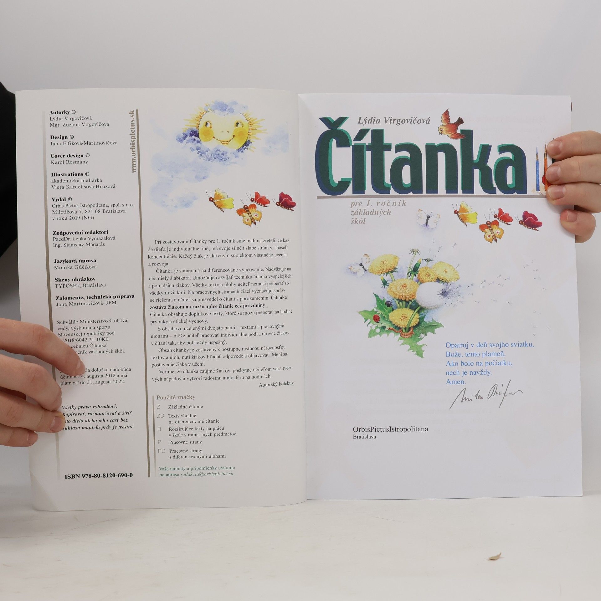 Lýdia Virgovičová Čítanka pre 1. ročník základných škôl