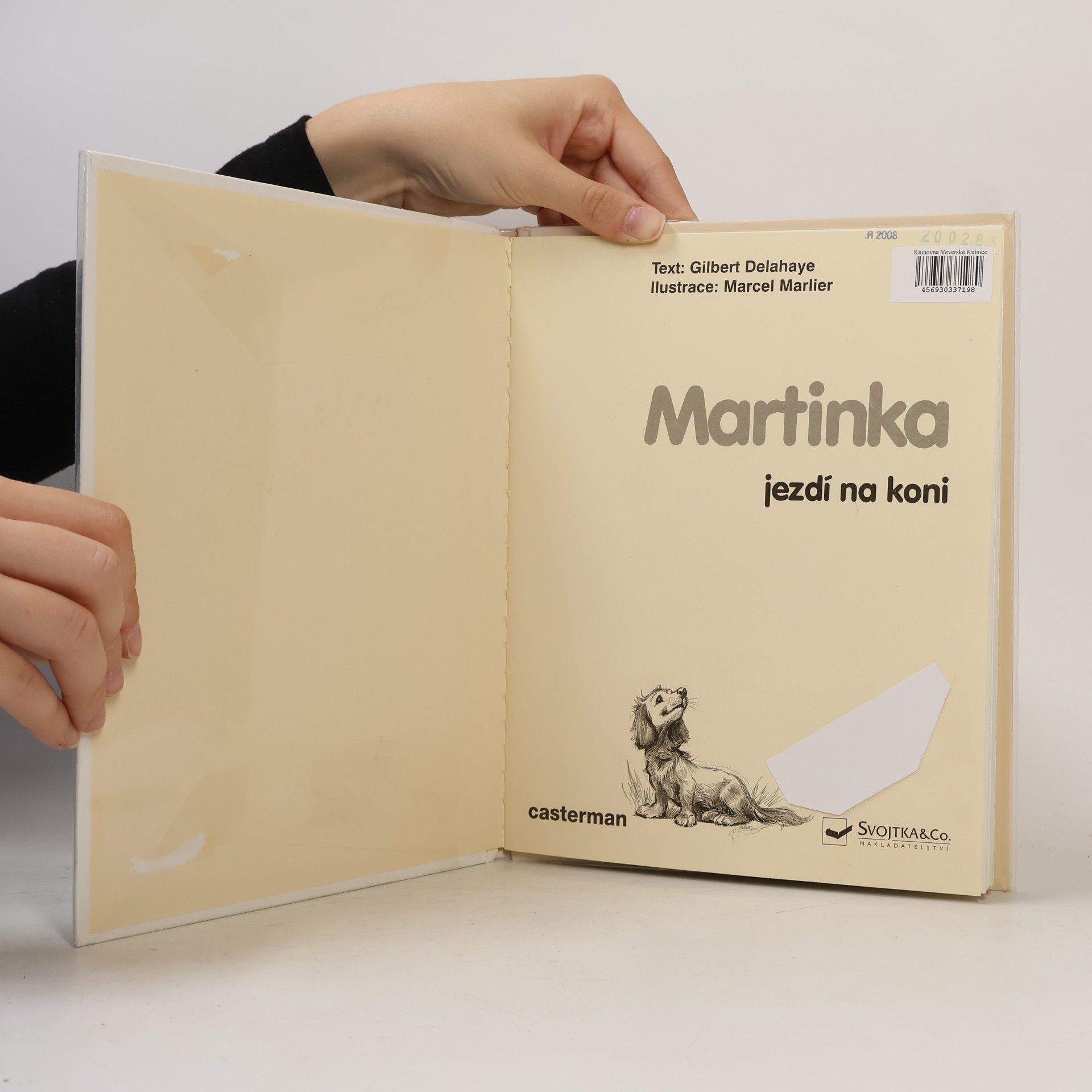 Gilbert Delahaye Martinka jezdí na koni