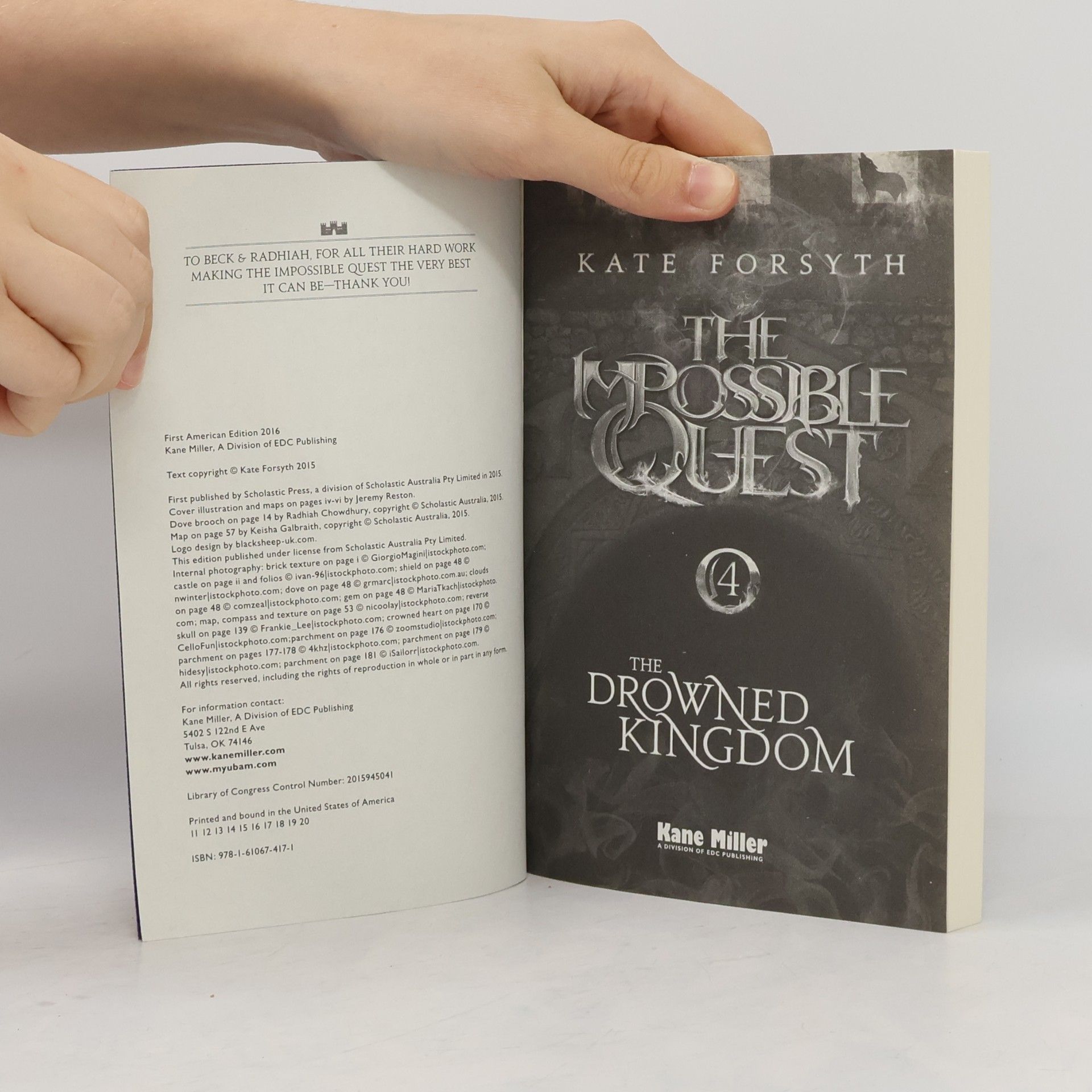 Kate Forsyth The Impossible Quest - 4: The Drowned Kingdom