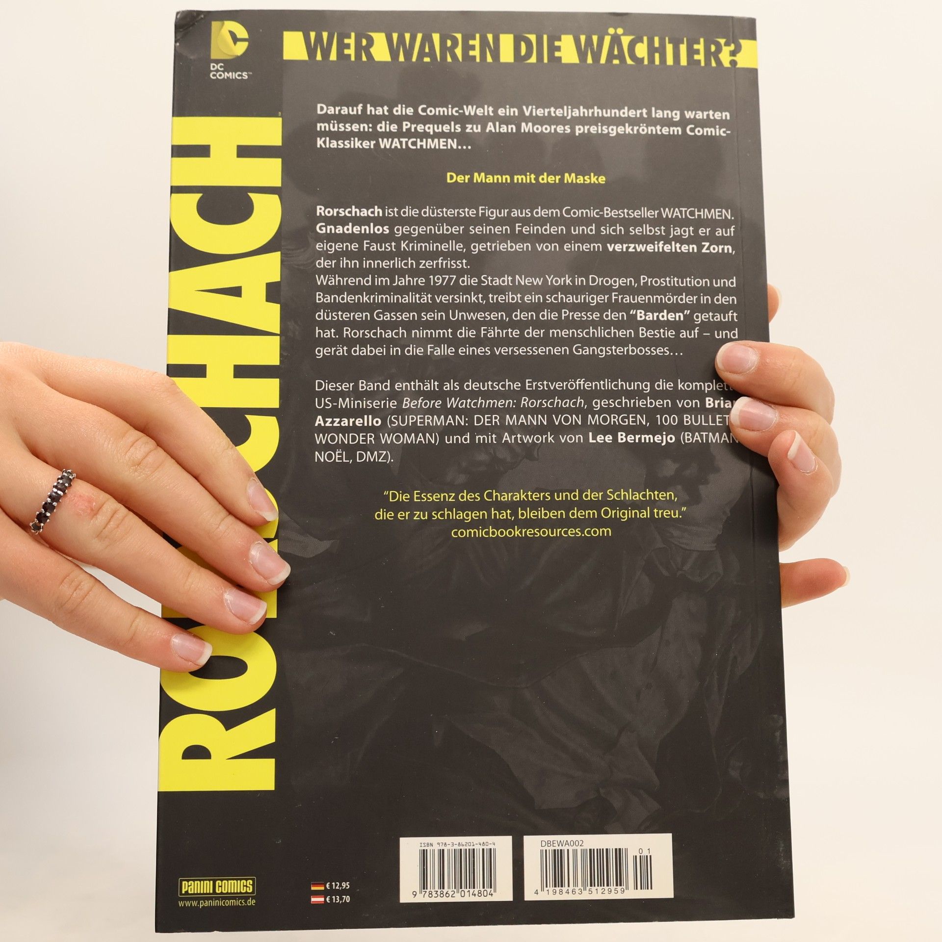 Brian Azzarello Rorschach