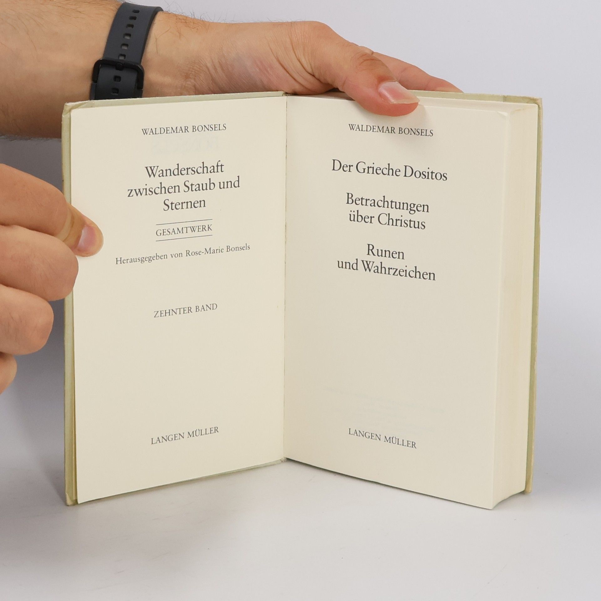 Waldemar Bonsels Wanderschaft zwischen Staub und Sternen 1-10