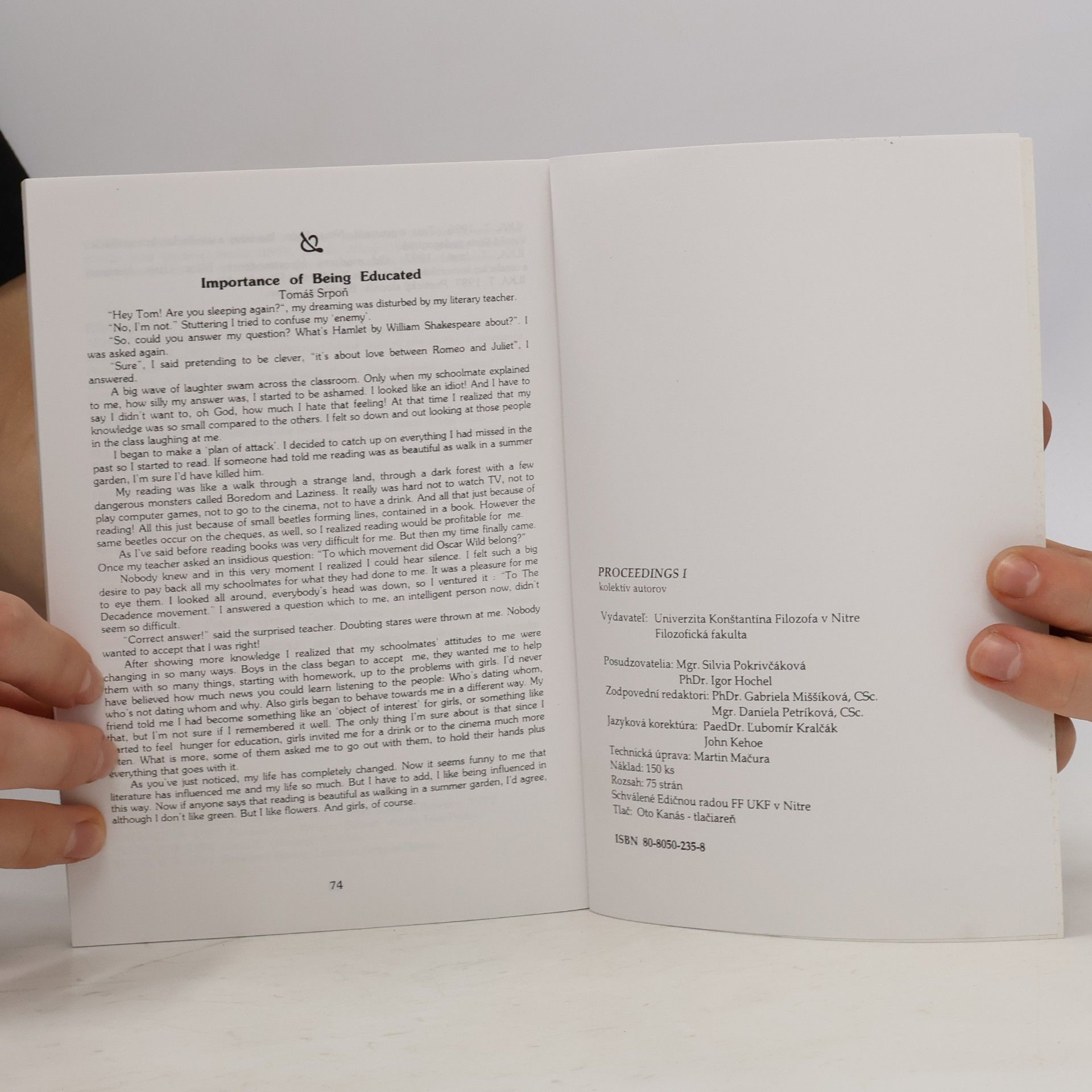 Various authors Proceedings 1