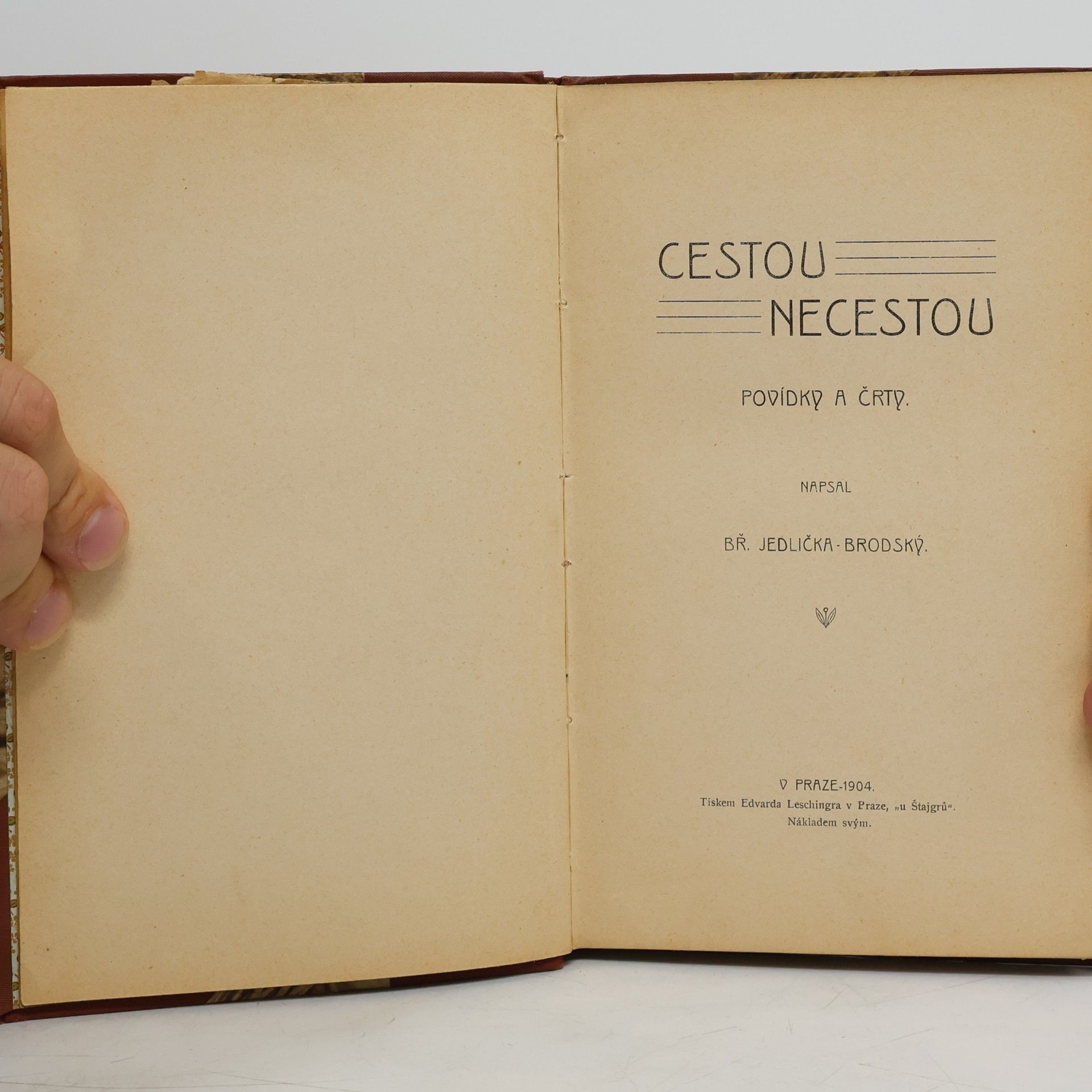 Břetislav Jedlička-Brodský Cestou necestou