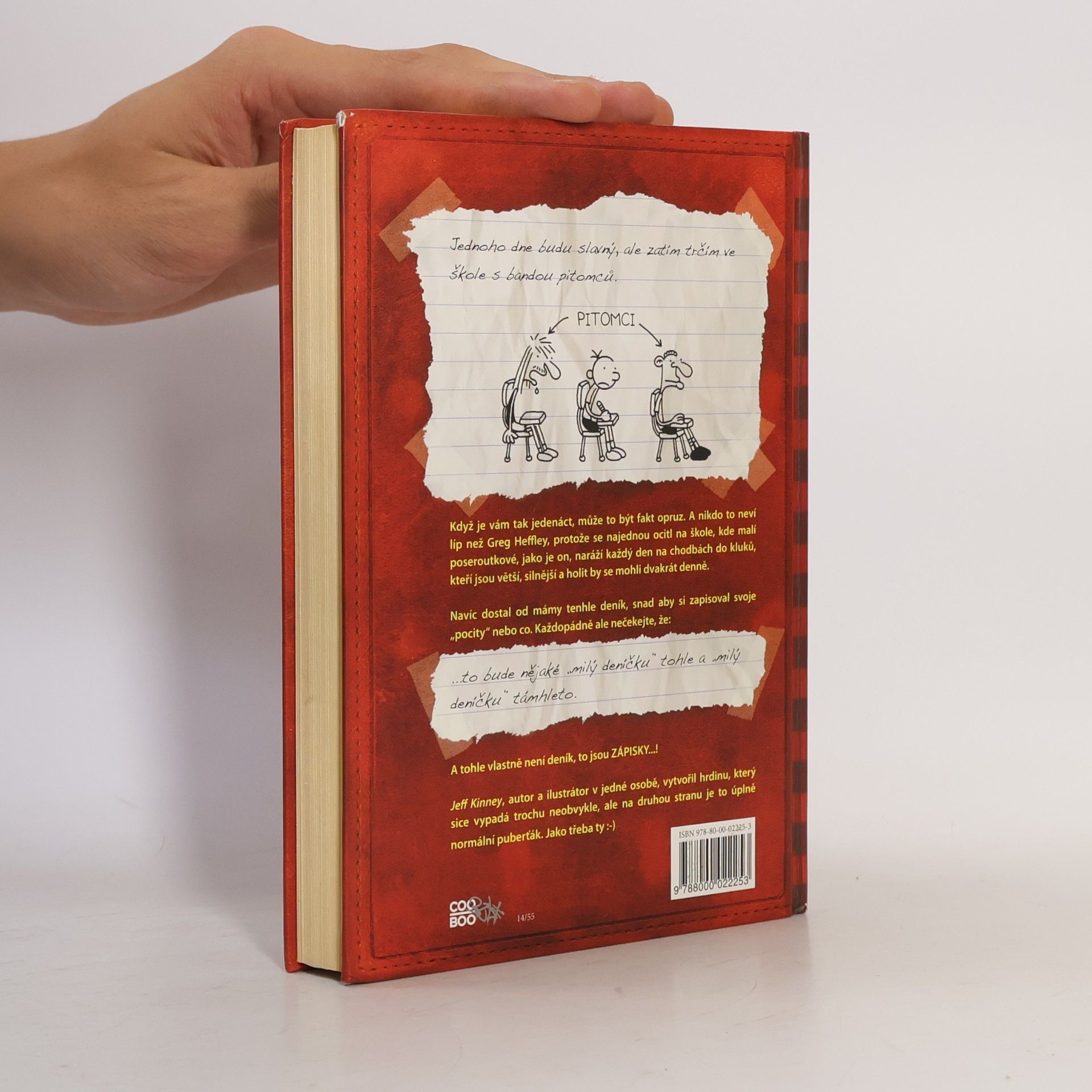 Jeff Kinney Deník malého poseroutky 1
