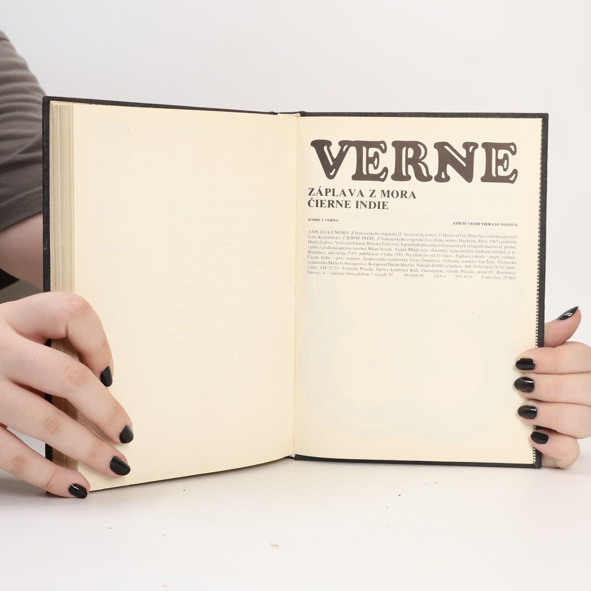 Jules Verne Záplava z mora. Čierne Indie