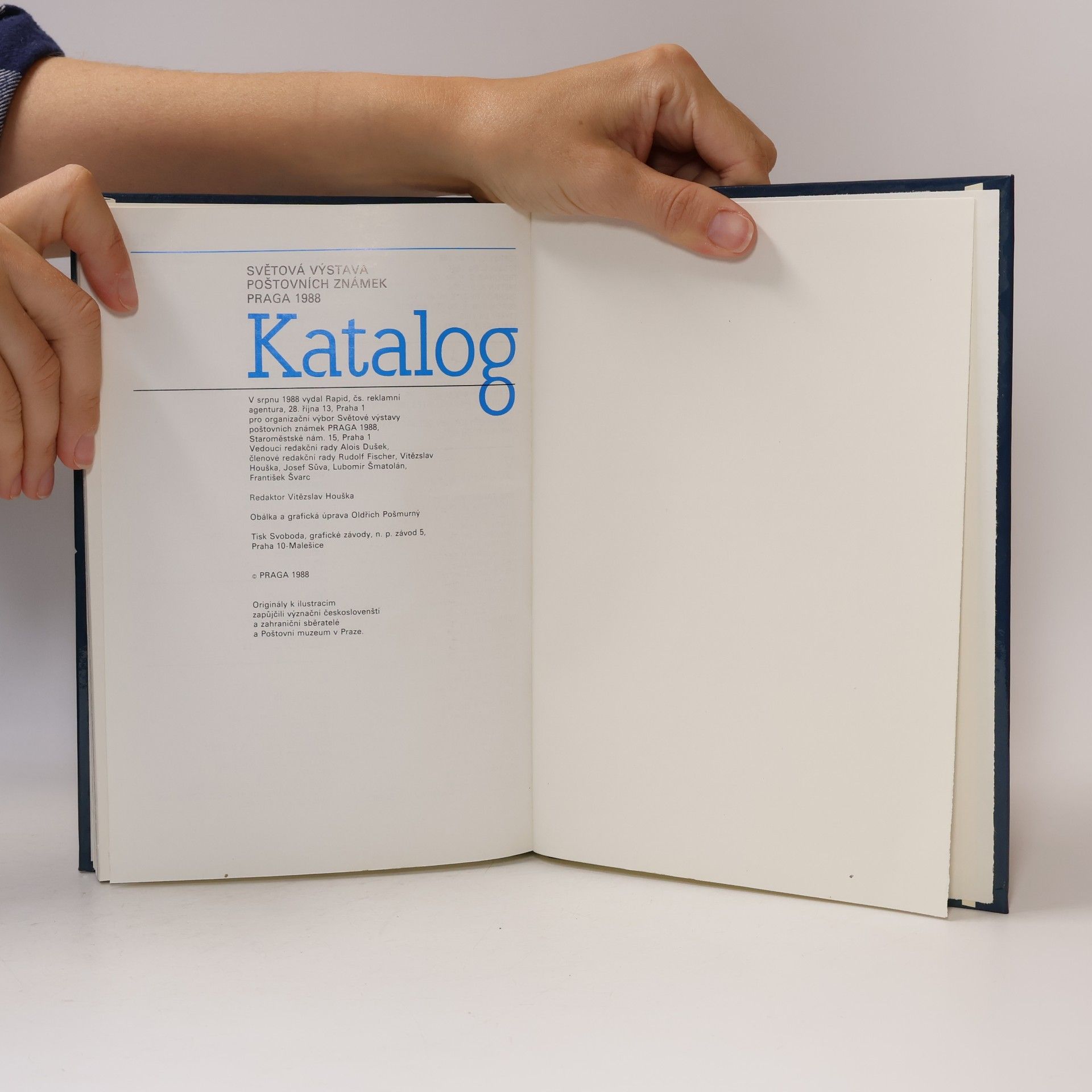Autores varios Katalog. Světová výstava poštovních známek Praga 1988
