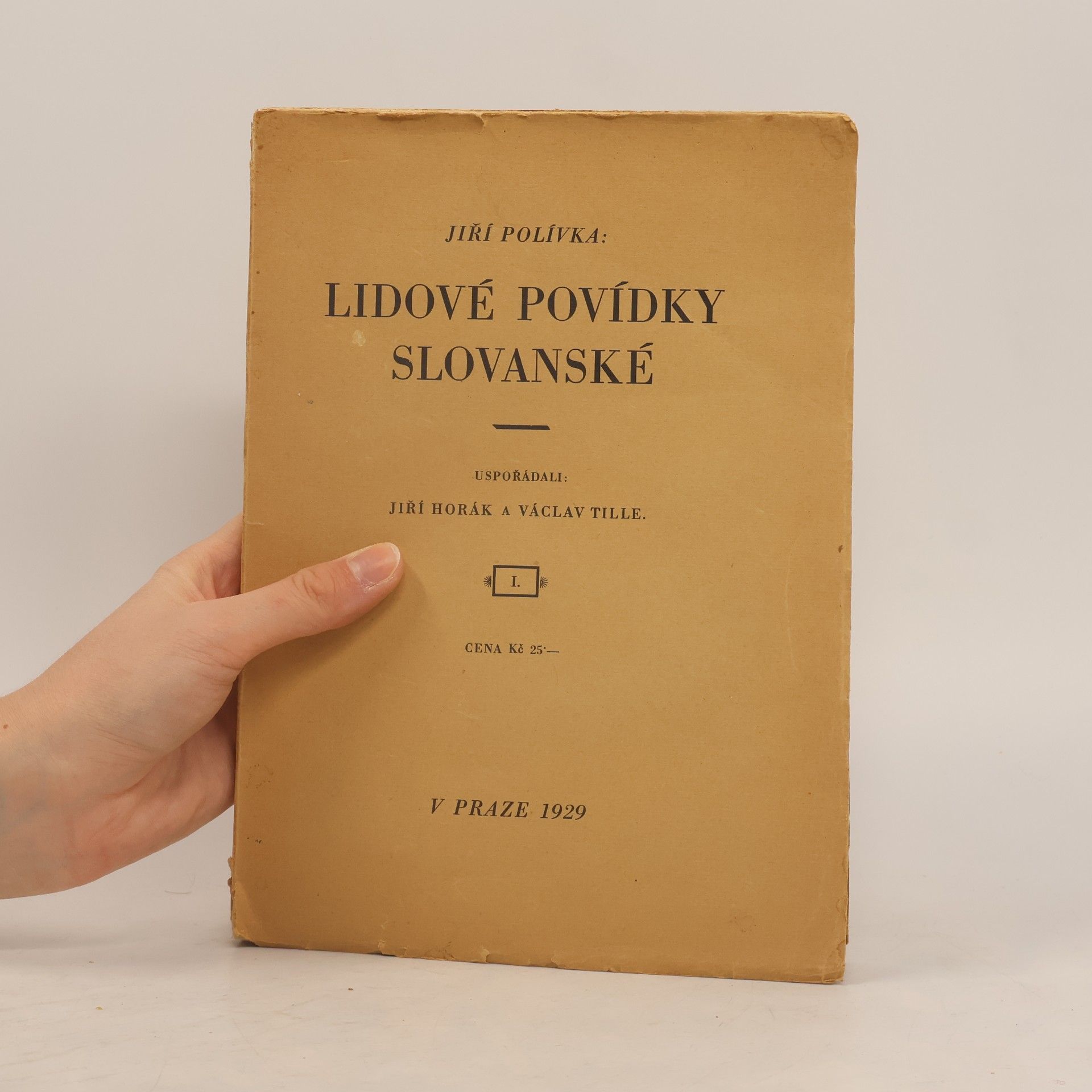 Jiří Polívka Lidové povídky slovanské I.