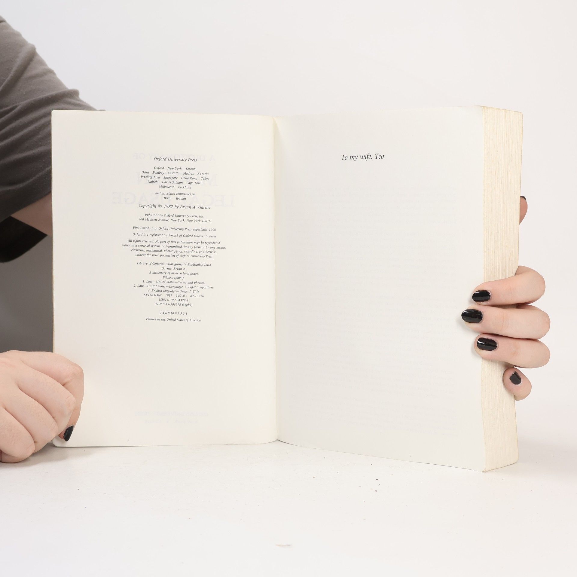 Bryan A. Garner A Dictionary of Modern Legal Usage