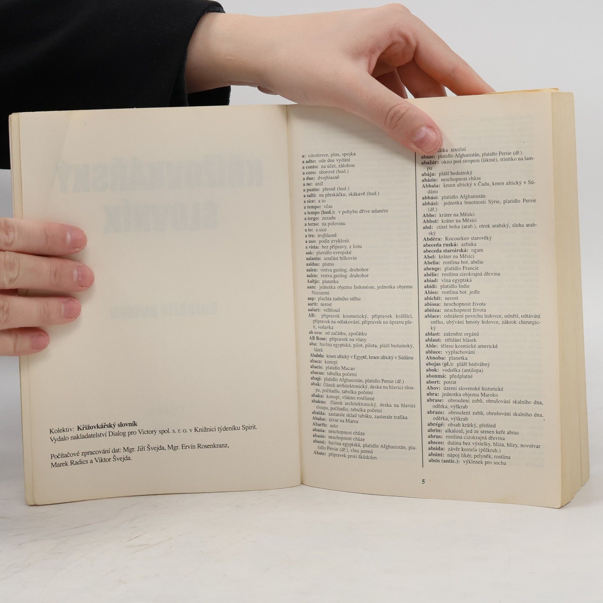 Autorenkollektiv Křížovkářský slovník