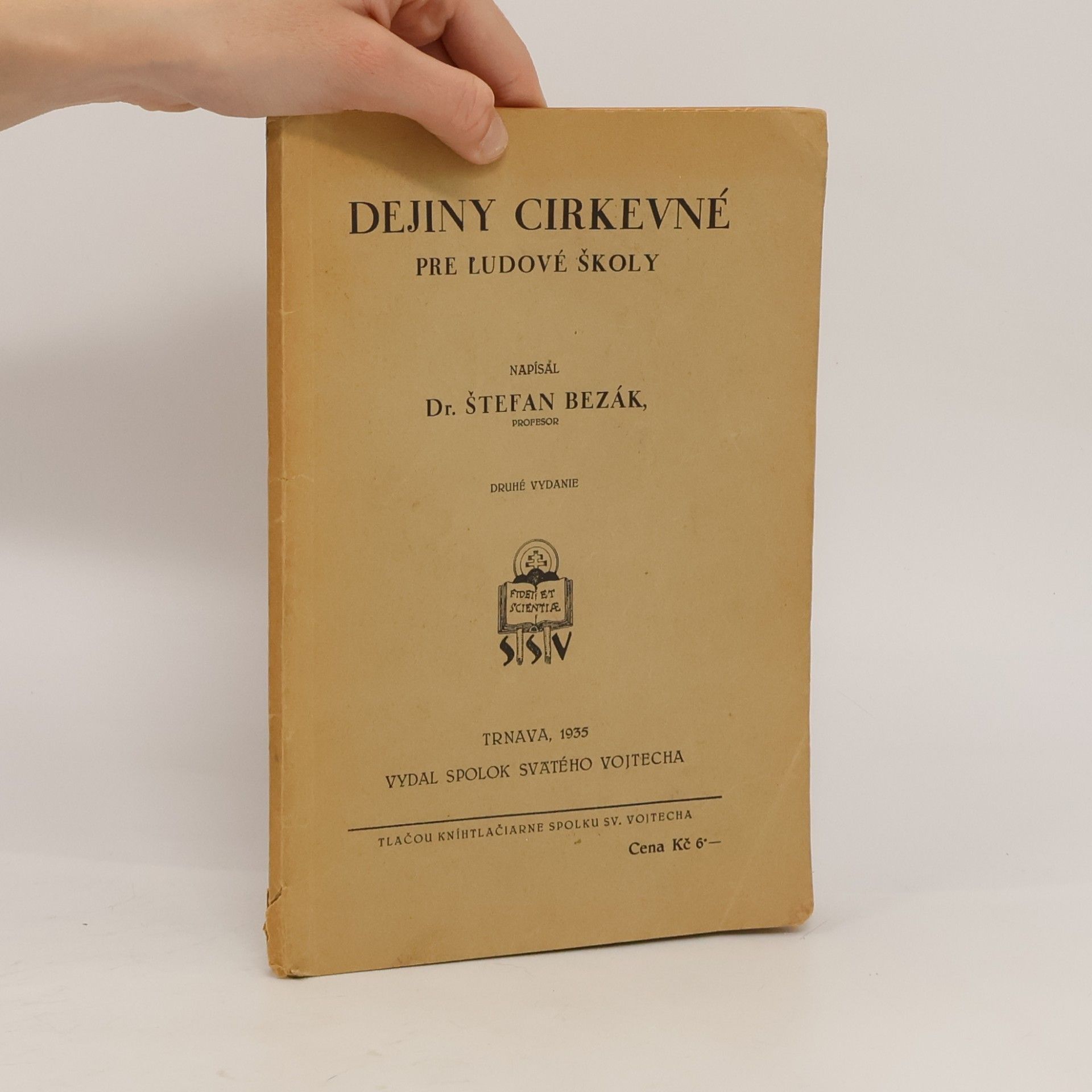 Dr. Štefan Bezák Dejiny cirkevné pre ludové školy