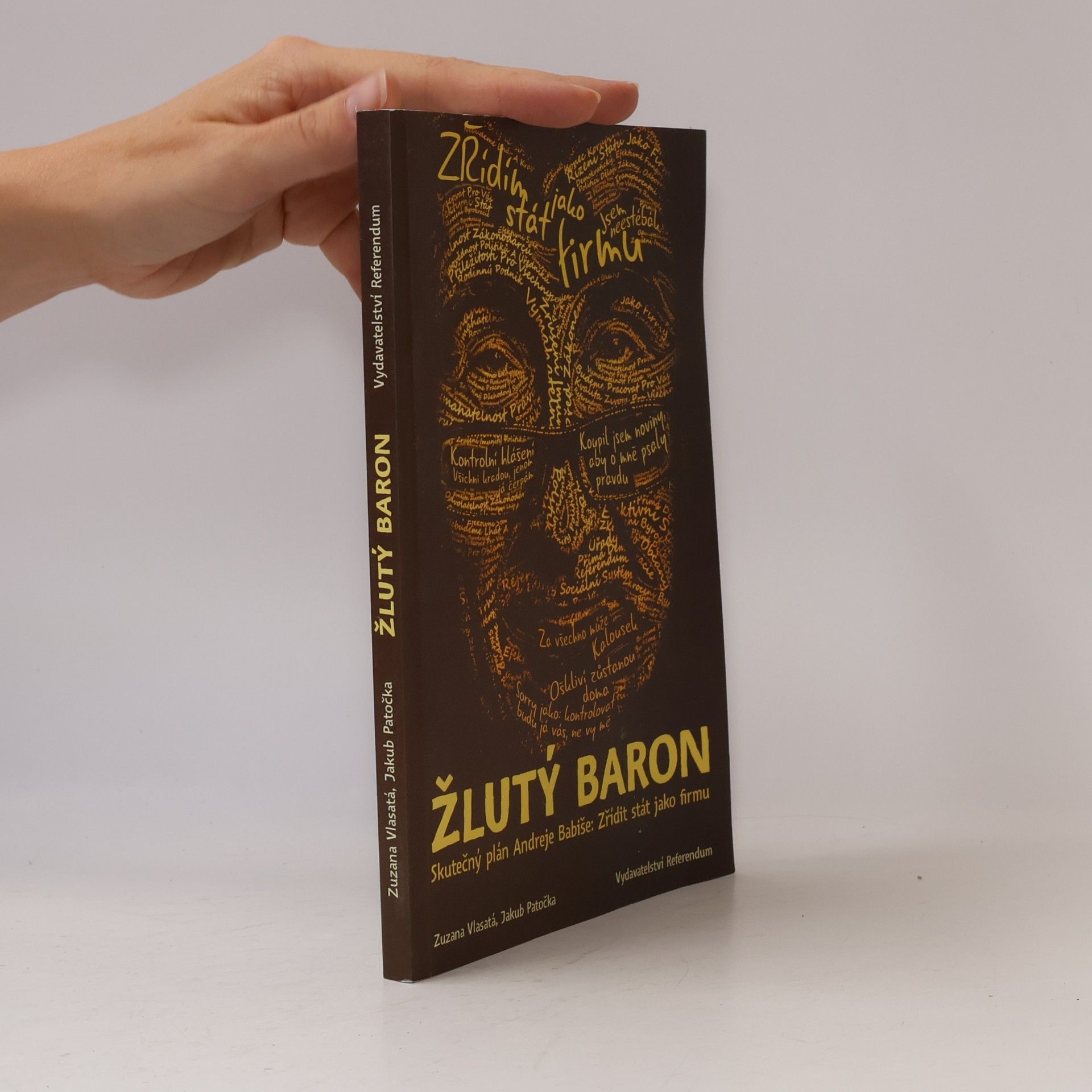Zuzana Vlasatá Žlutý baron. Skutečný plán Andreje Babiše. Zřídit stát jako firmu