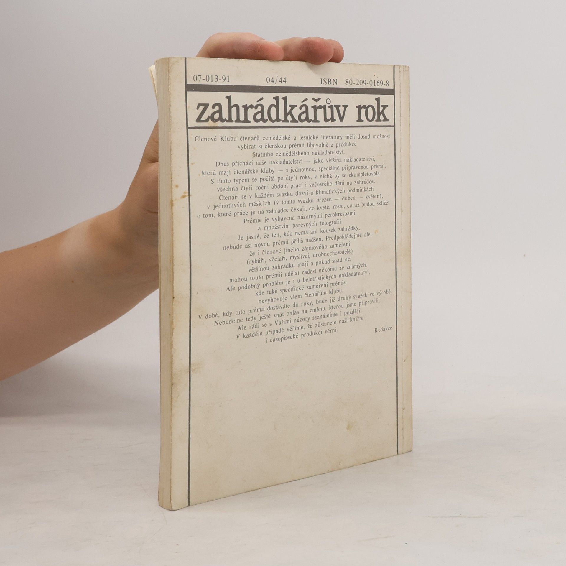 Auteurscollectief Zahrádkářův rok. Jaro