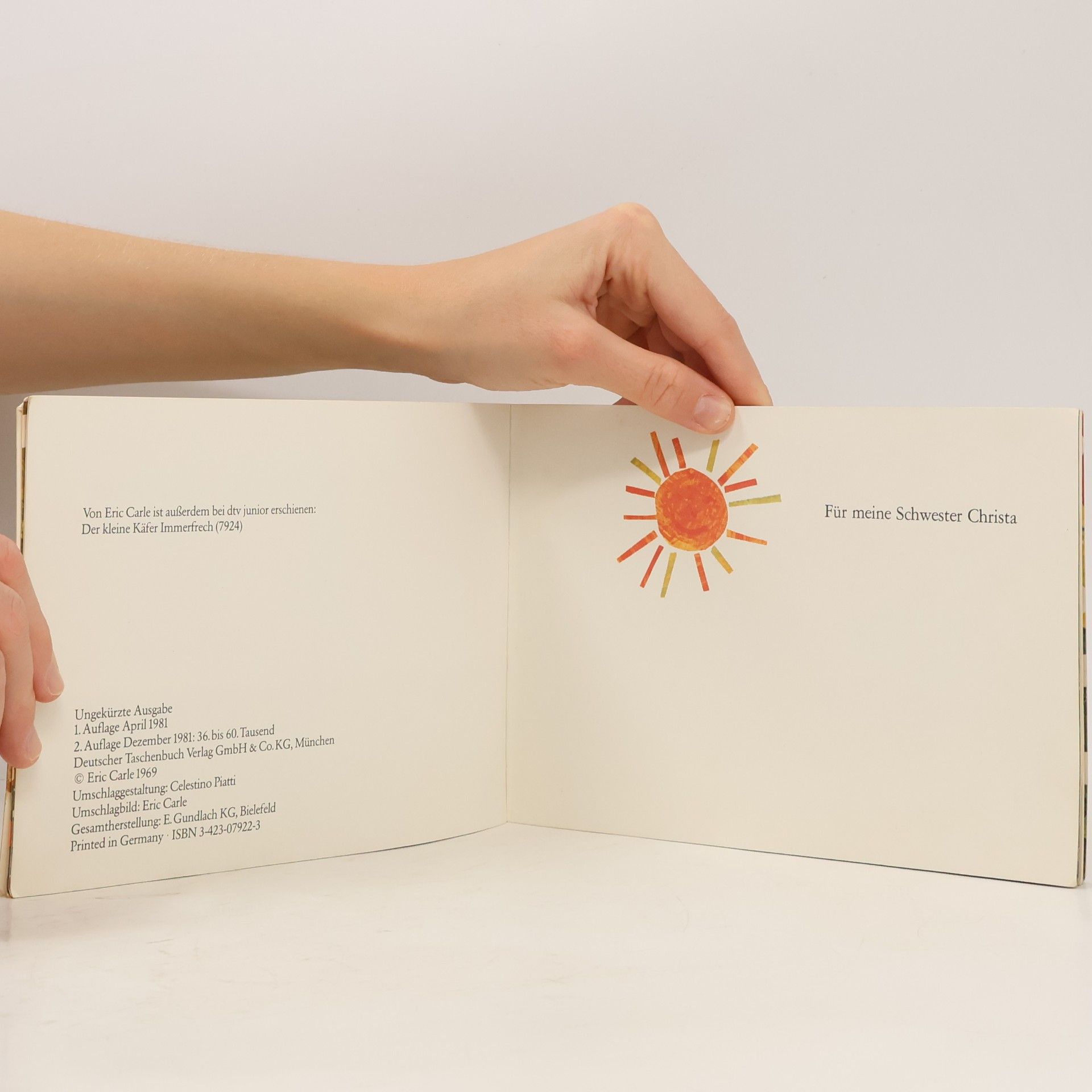 Eric Carle Die kleine Raupe Nimmersatt