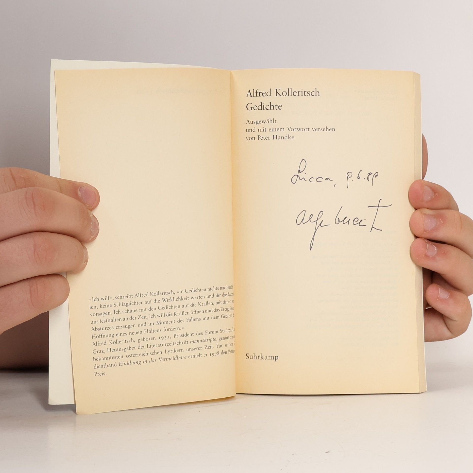 Alfred Kolleritsch Gedichte