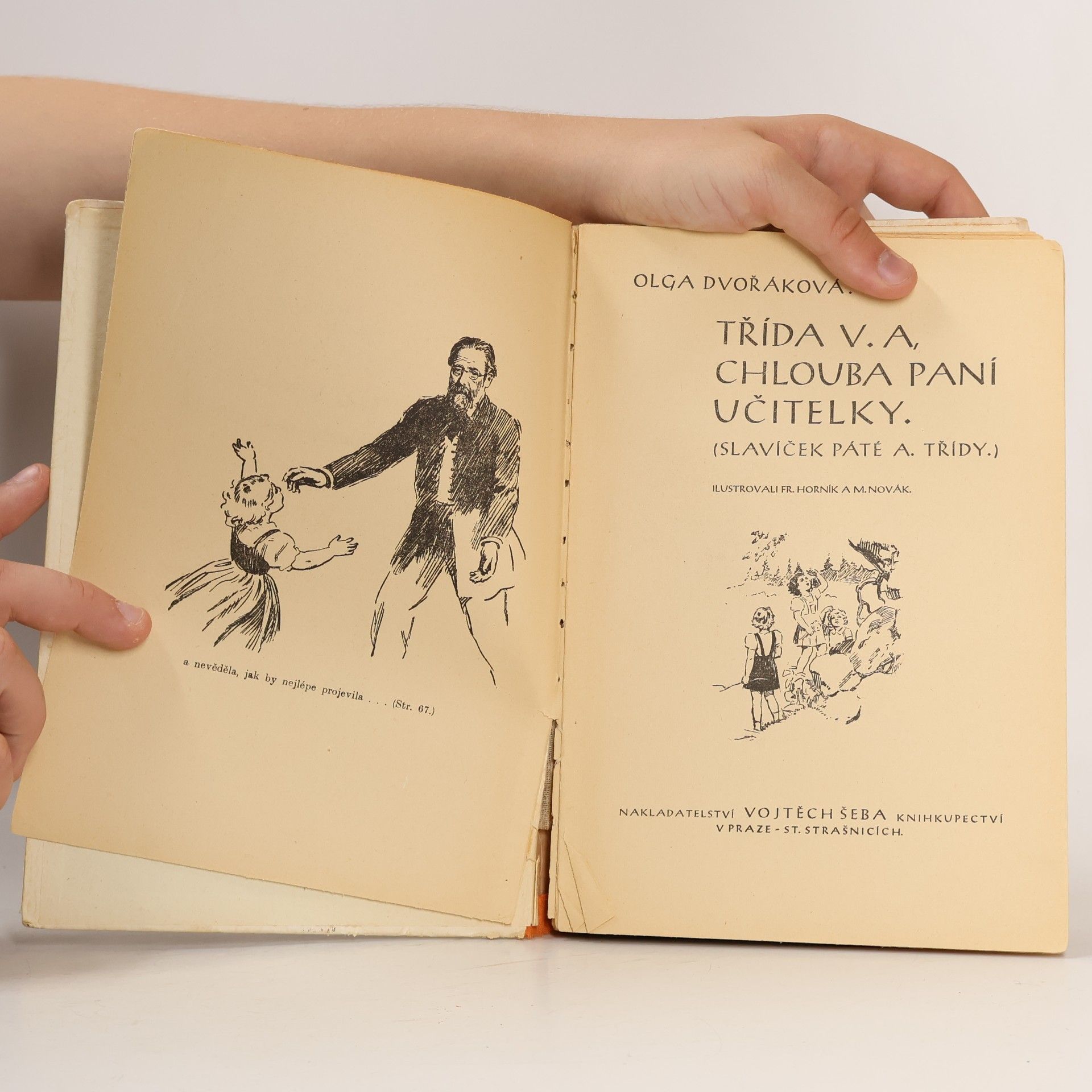 Olga Dvořáková Třída V. A. chlouba paní učitelky