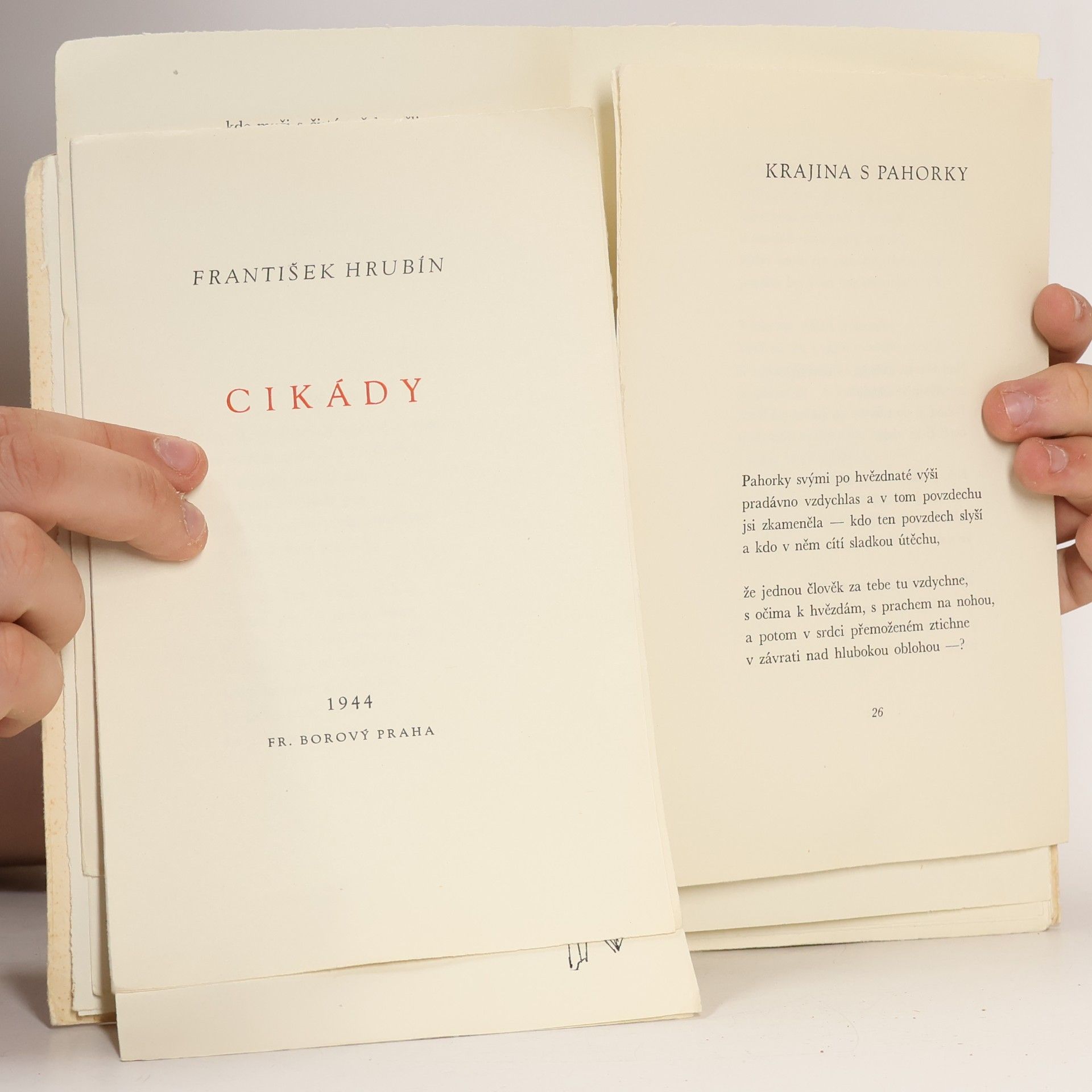 František Hrubín Cikády