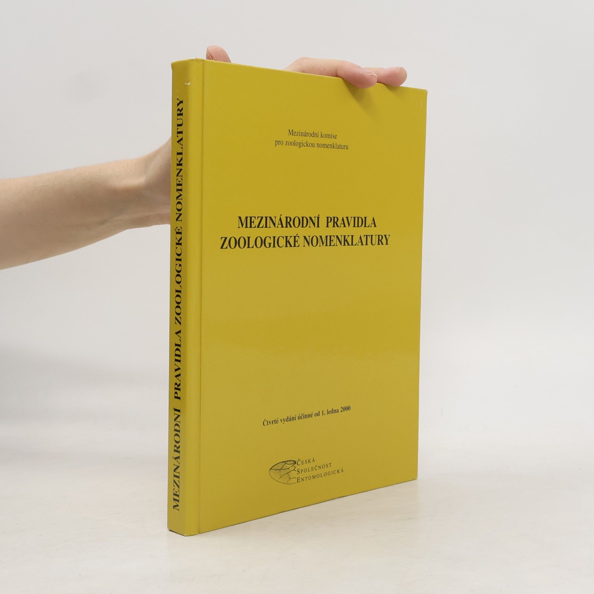 Various authors Mezinárodní pravidla zoologické nomenklatury